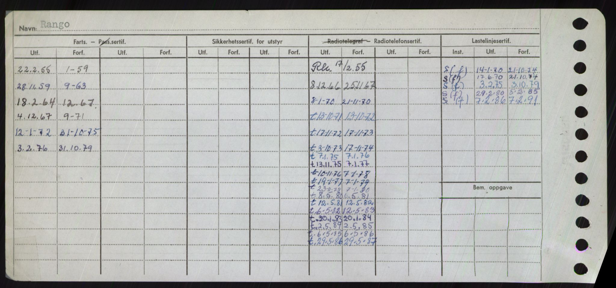 Sjøfartsdirektoratet med forløpere, Skipsmålingen, RA/S-1627/H/Ha/L0004/0002: Fartøy, Mas-R / Fartøy, Odin-R, s. 536