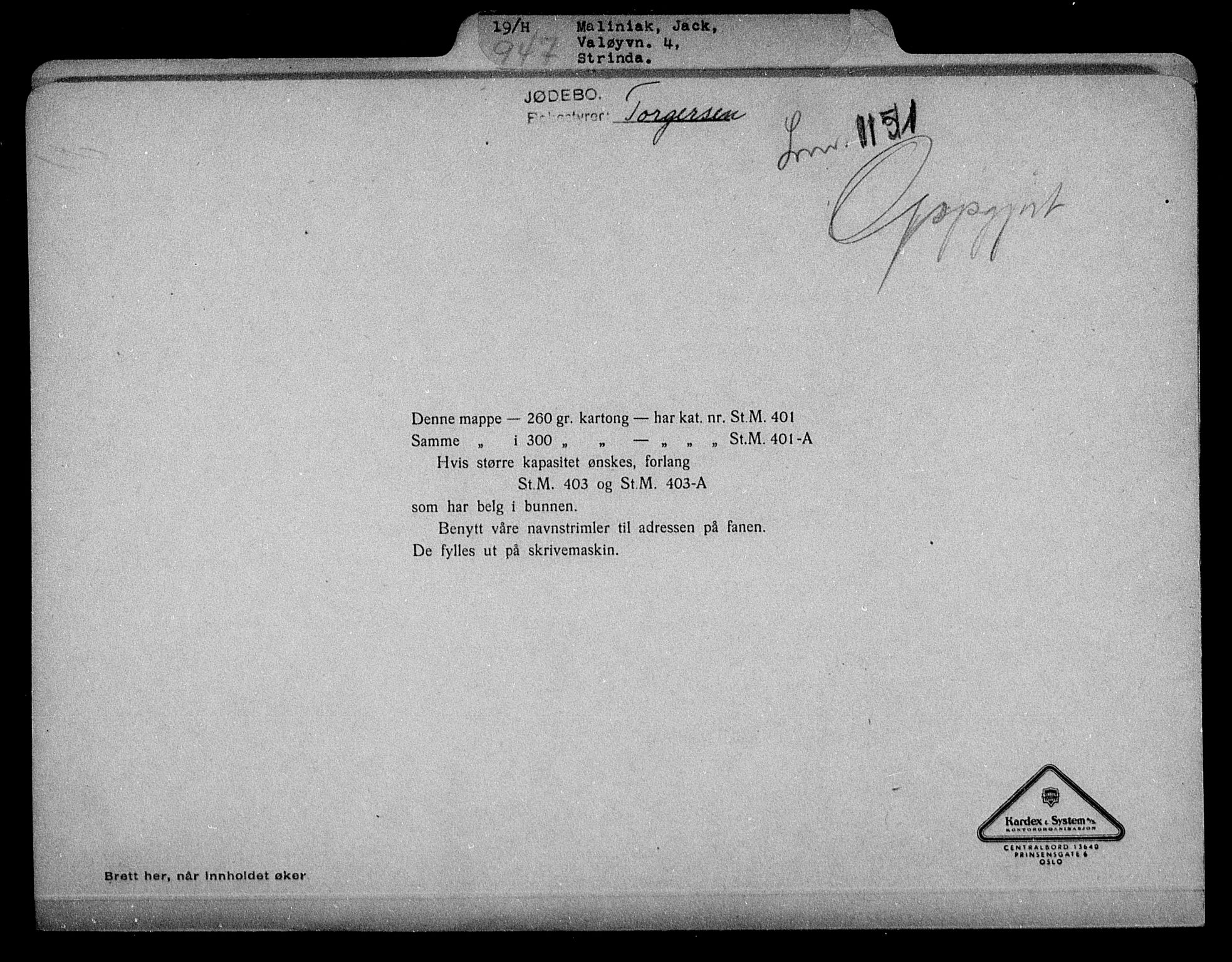 Justisdepartementet, Tilbakeføringskontoret for inndratte formuer, AV/RA-S-1564/H/Hc/Hca/L0903: --, 1945-1947, s. 512