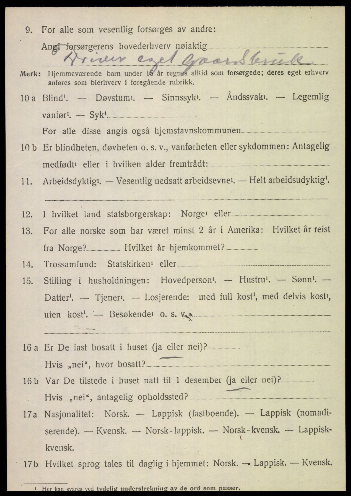 SAT, Folketelling 1920 for 1846 Nordfold herred, 1920, s. 932