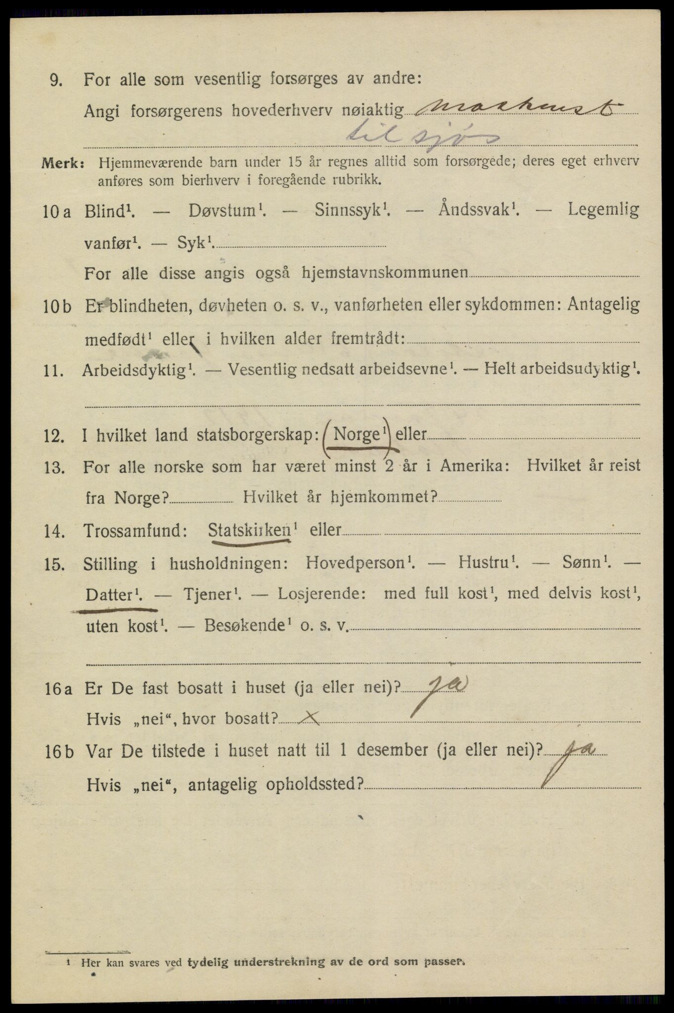SAKO, Folketelling 1920 for 0803 Stathelle ladested, 1920, s. 816