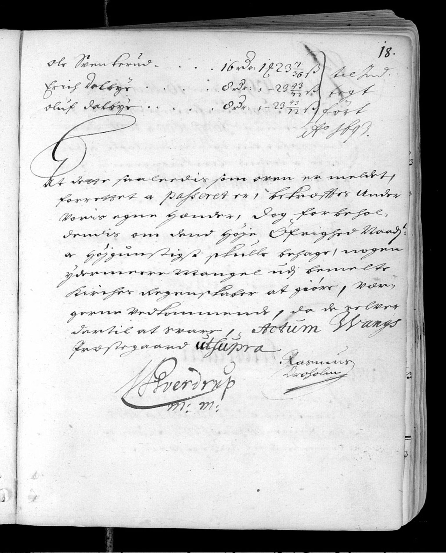 Kirkestoler i Hedmark fylke, AV/SAH-KIRKESTOL-001/F/Fa/Faa/L0001: Kirkestol for Vang, Hedmark, 1683-1722, s. 18a