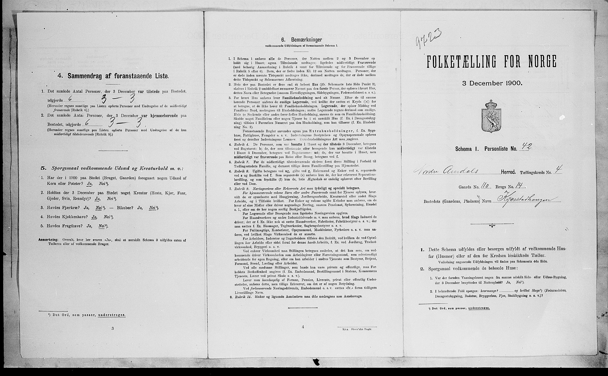 SAH, Folketelling 1900 for 0542 Nord-Aurdal herred, 1900, s. 564