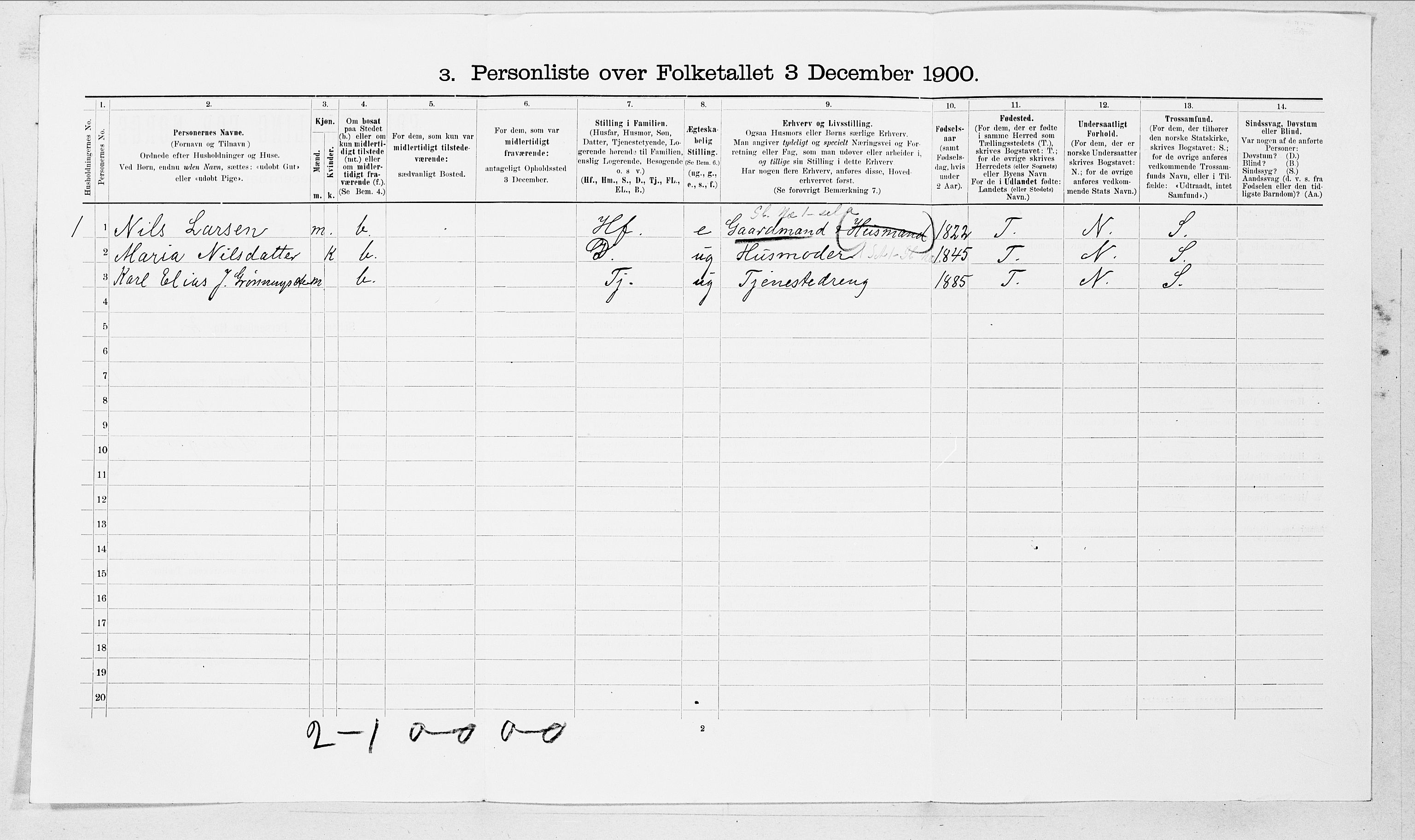 SAT, Folketelling 1900 for 1524 Norddal herred, 1900, s. 738
