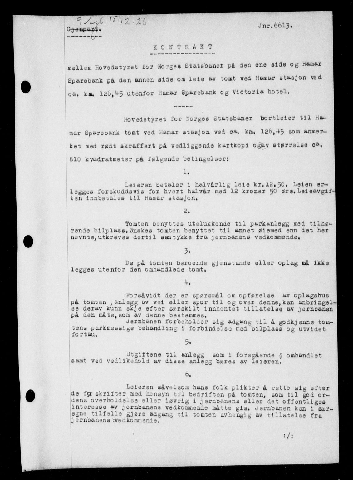 Sør-Hedmark sorenskriveri, AV/SAH-TING-014/H/Hb/Hbc/L0009: Pantebok nr. 9, 1926-1927, Tingl.dato: 15.12.1926