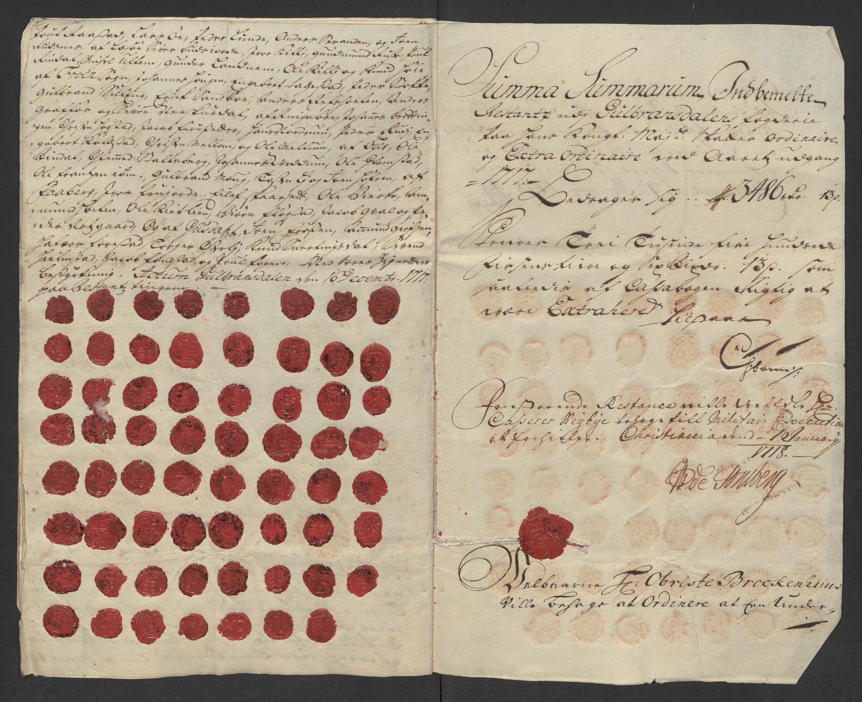 Rentekammeret inntil 1814, Reviderte regnskaper, Fogderegnskap, AV/RA-EA-4092/R17/L1187: Fogderegnskap Gudbrandsdal, 1717, s. 300