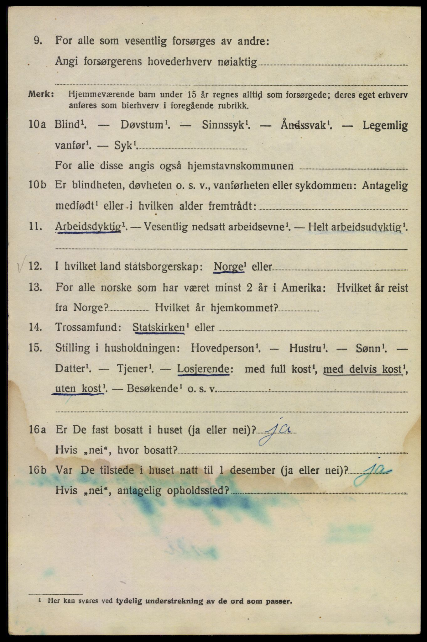 SAO, Folketelling 1920 for 0301 Kristiania kjøpstad, 1920, s. 592494