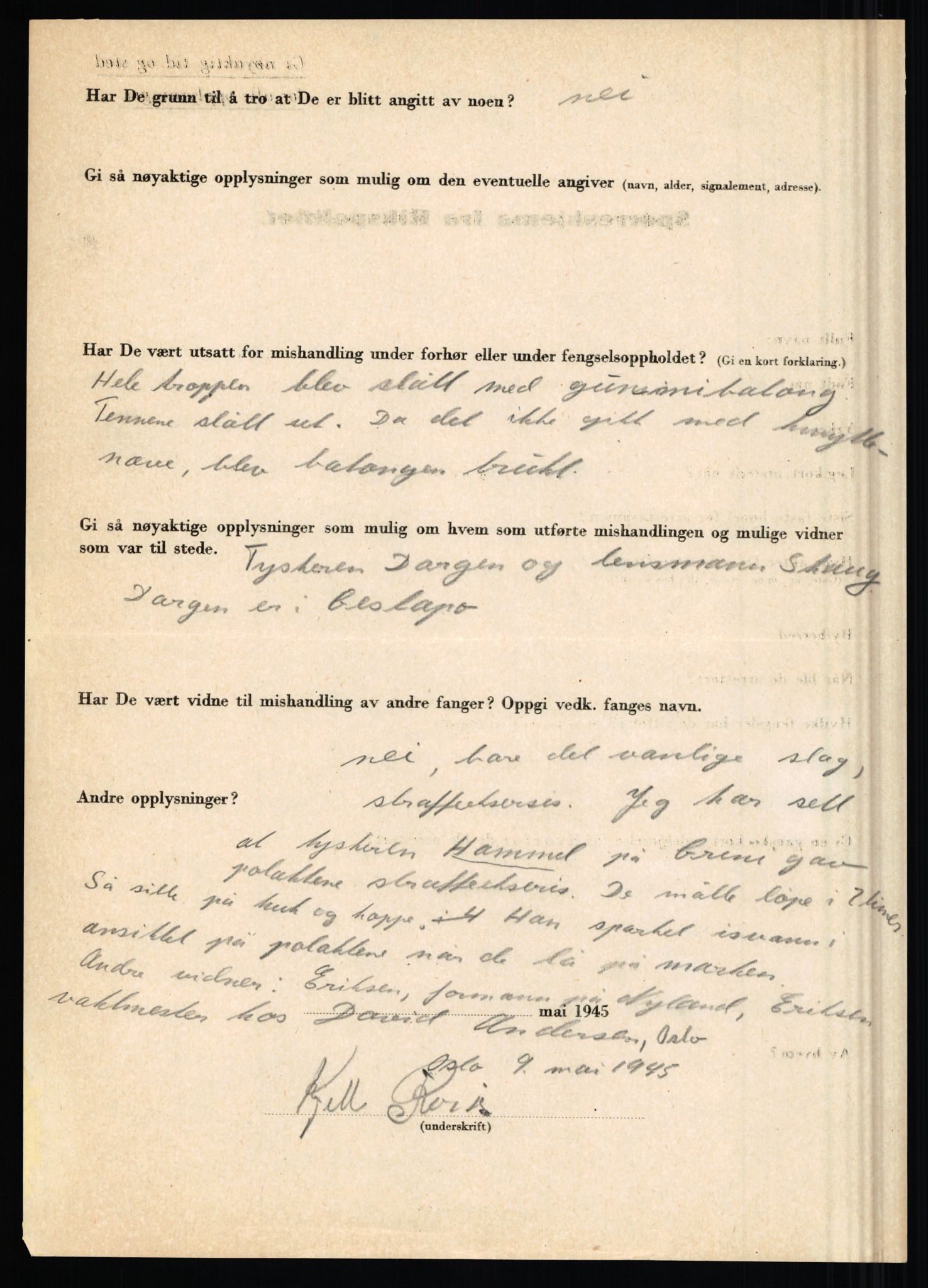 Rikspolitisjefen, AV/RA-S-1560/L/L0014: Pettersen, Aksel - Savosnick, Ernst, 1940-1945, s. 1025