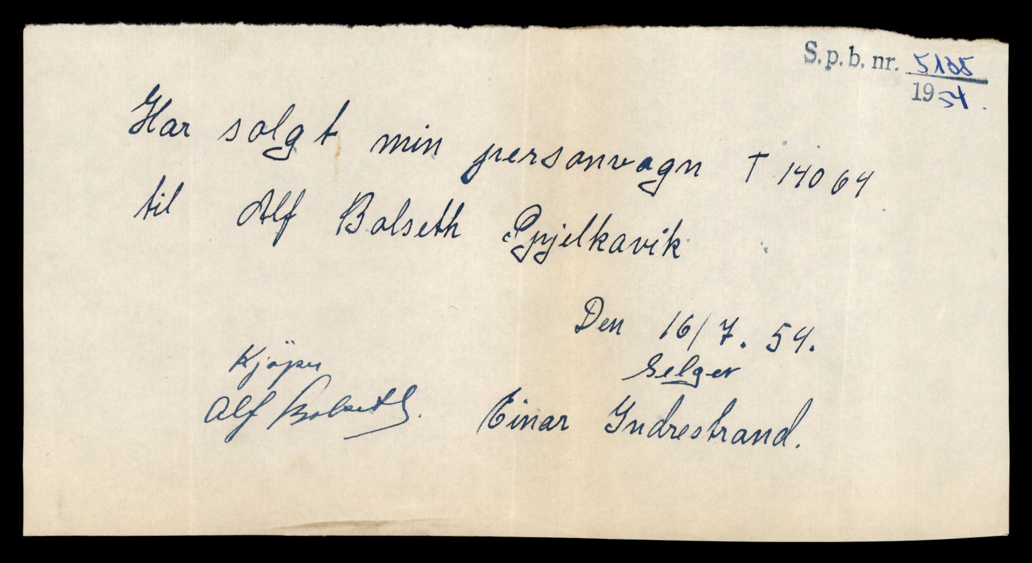 Møre og Romsdal vegkontor - Ålesund trafikkstasjon, AV/SAT-A-4099/F/Fe/L0042: Registreringskort for kjøretøy T 13906 - T 14079, 1927-1998, s. 2794