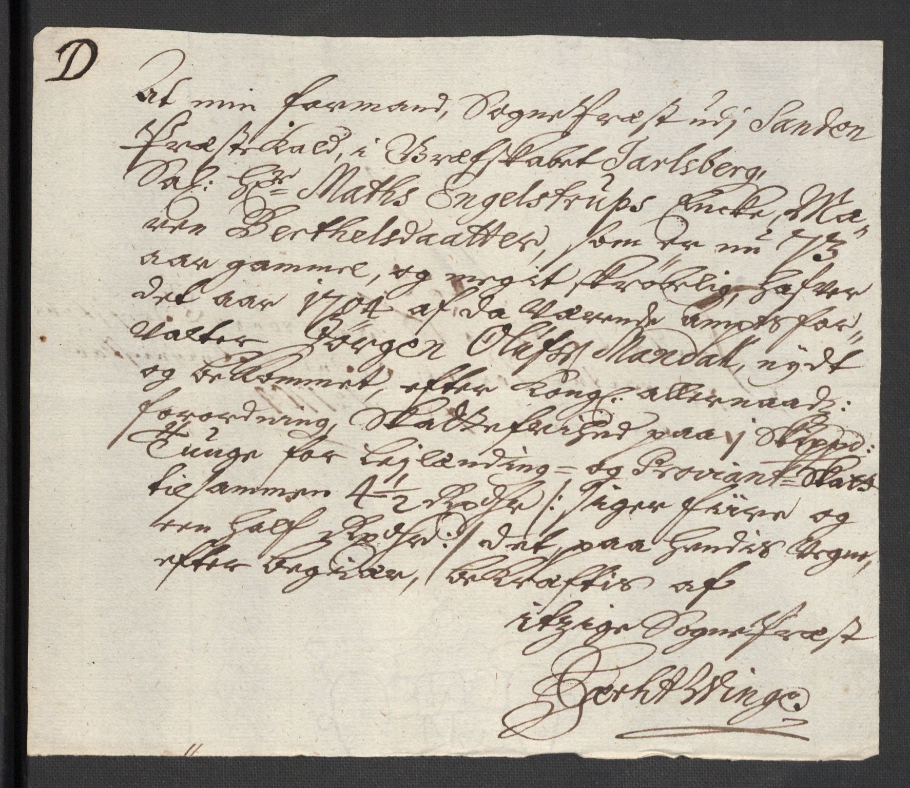 Rentekammeret inntil 1814, Reviderte regnskaper, Fogderegnskap, AV/RA-EA-4092/R32/L1871: Fogderegnskap Jarlsberg grevskap, 1703-1705, s. 387