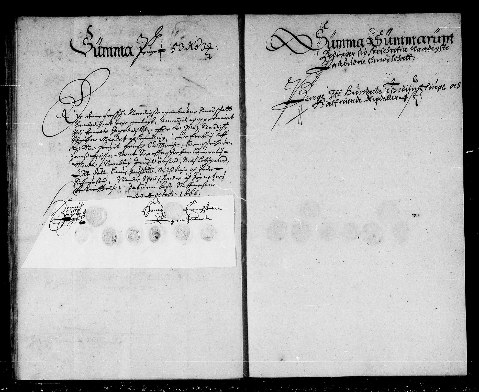 Rentekammeret inntil 1814, Reviderte regnskaper, Stiftamtstueregnskaper, Landkommissariatet på Akershus og Akershus stiftamt, AV/RA-EA-5869/R/Rb/L0039: Akershus stiftamt, 1666