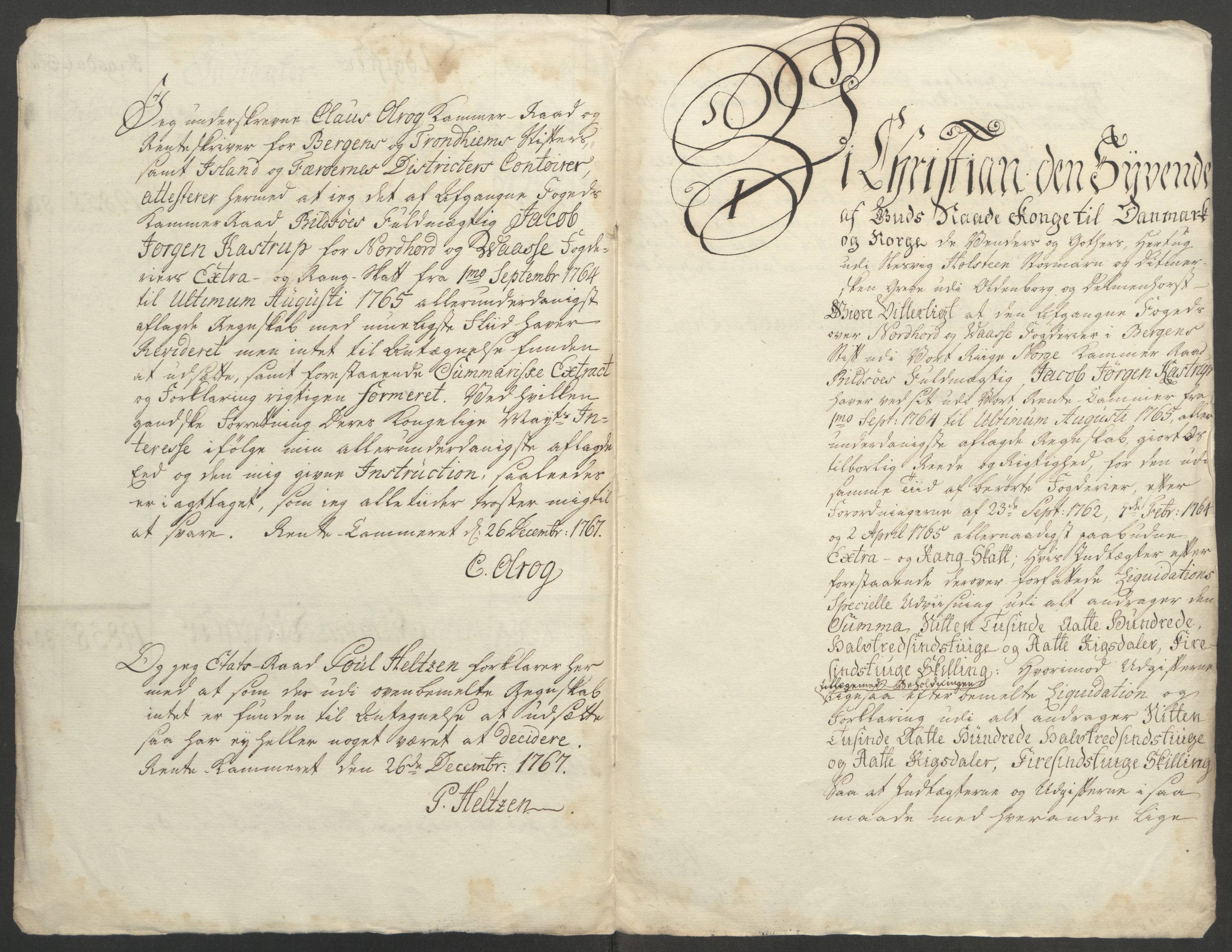 Rentekammeret inntil 1814, Reviderte regnskaper, Fogderegnskap, RA/EA-4092/R51/L3303: Ekstraskatten Nordhordland og Voss, 1762-1772, s. 95