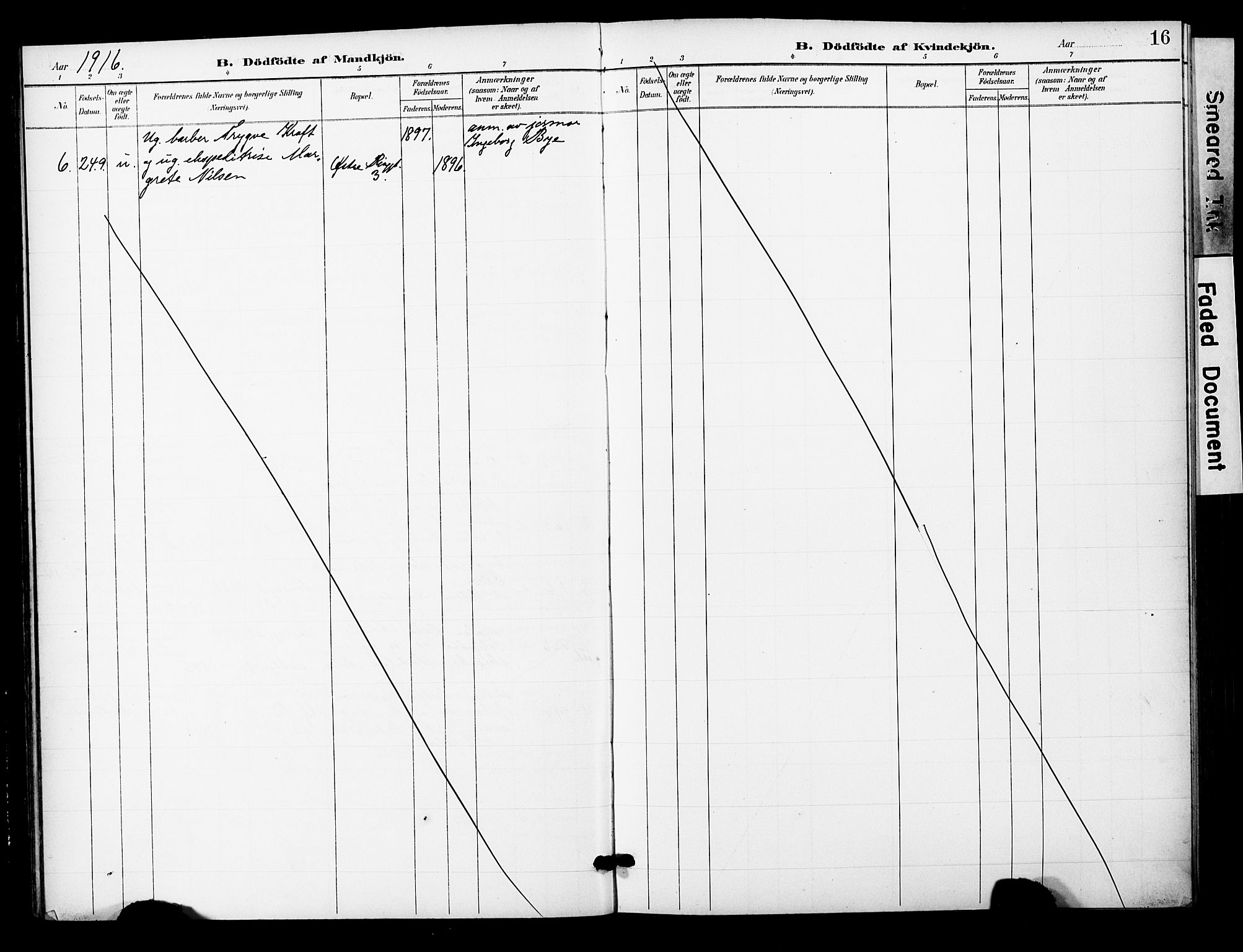 Grønland prestekontor Kirkebøker, SAO/A-10848/F/Fa/L0015: Ministerialbok nr. 15, 1899-1919, s. 16