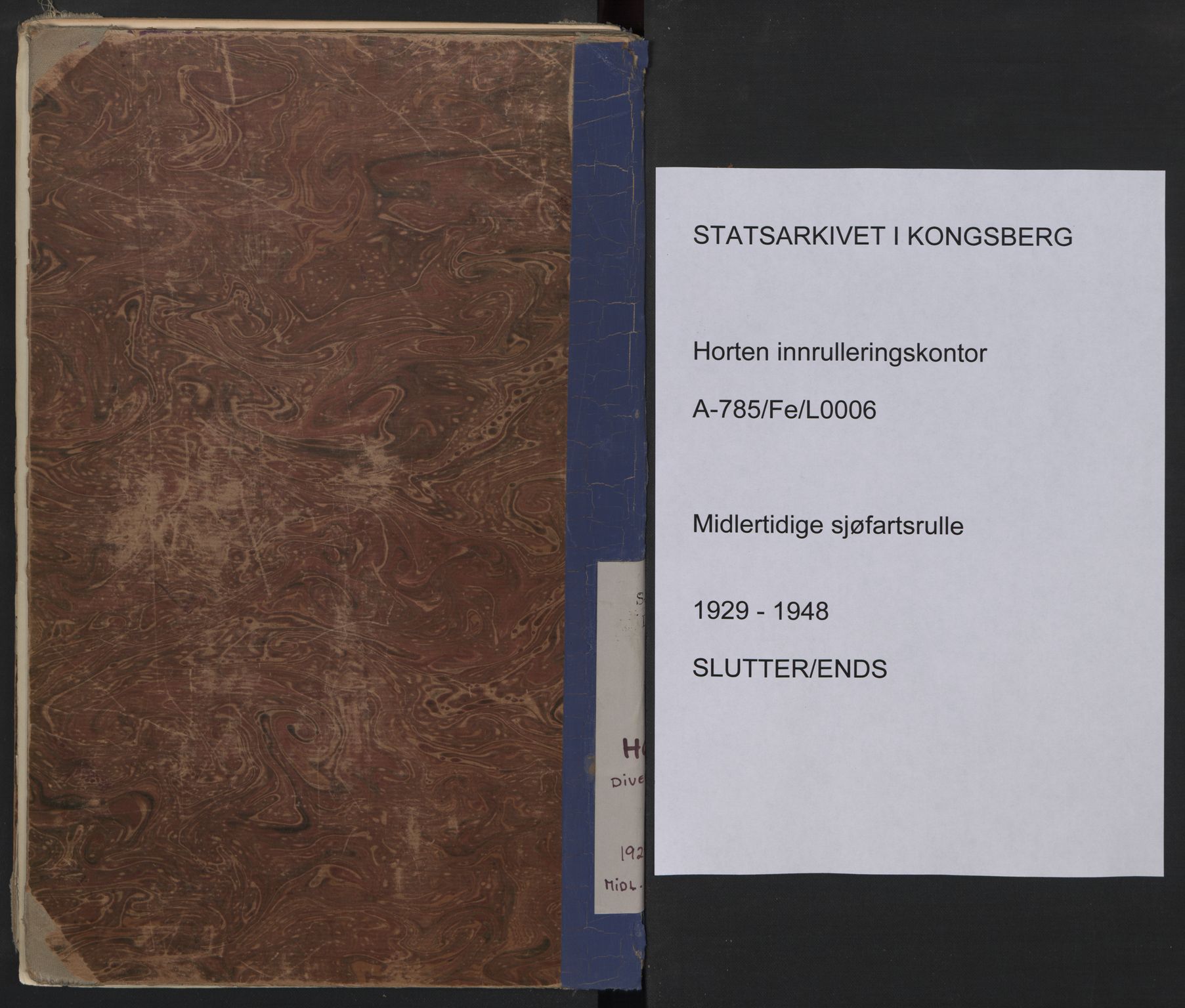 Horten innrulleringskontor, SAKO/A-785/F/Fe/L0006: Midlertidige sjøfartsrulle, 1929-1948, s. 146
