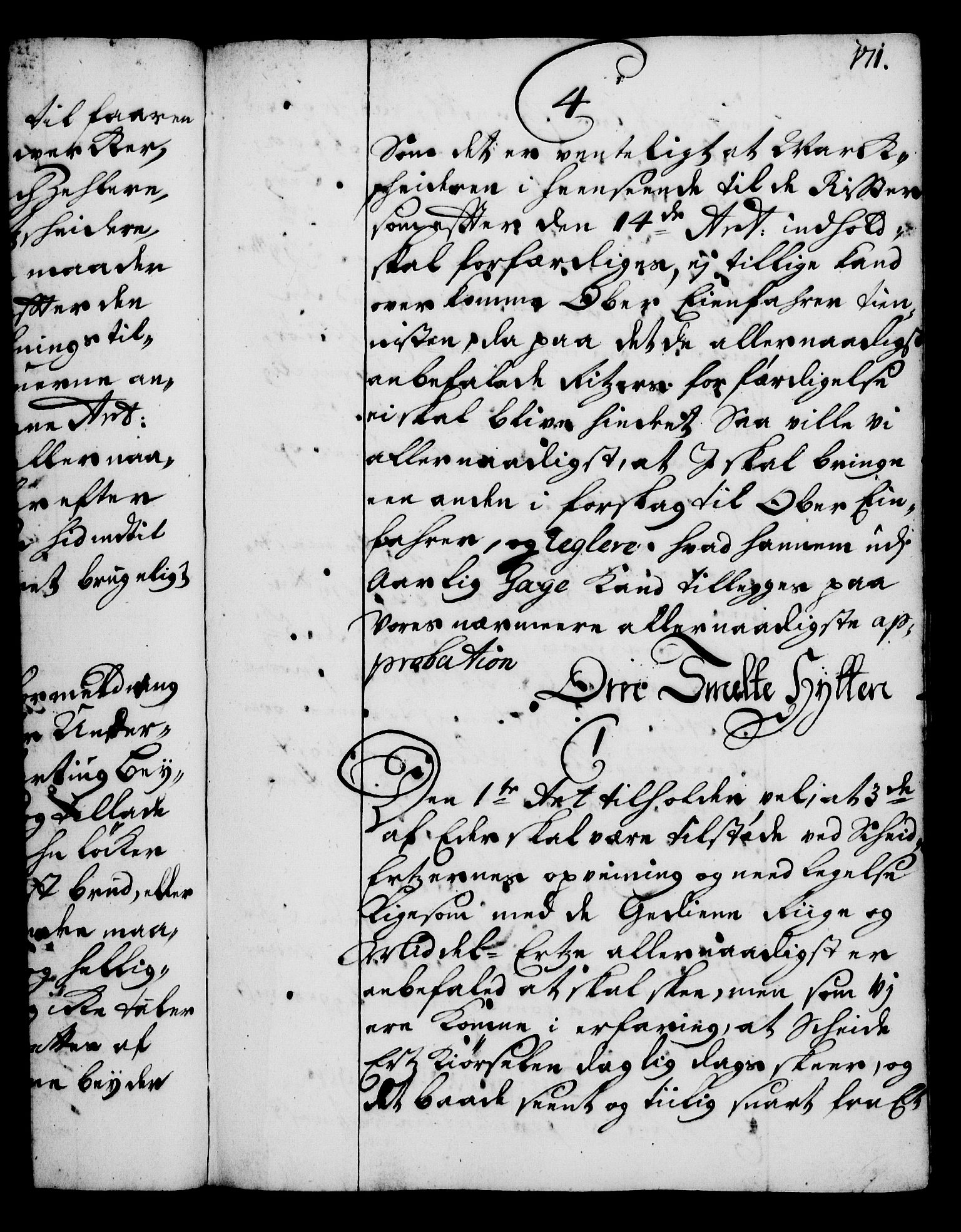 Rentekammeret, Kammerkanselliet, RA/EA-3111/G/Gg/Gga/L0002: Norsk ekspedisjonsprotokoll med register (merket RK 53.2), 1723-1727, s. 171
