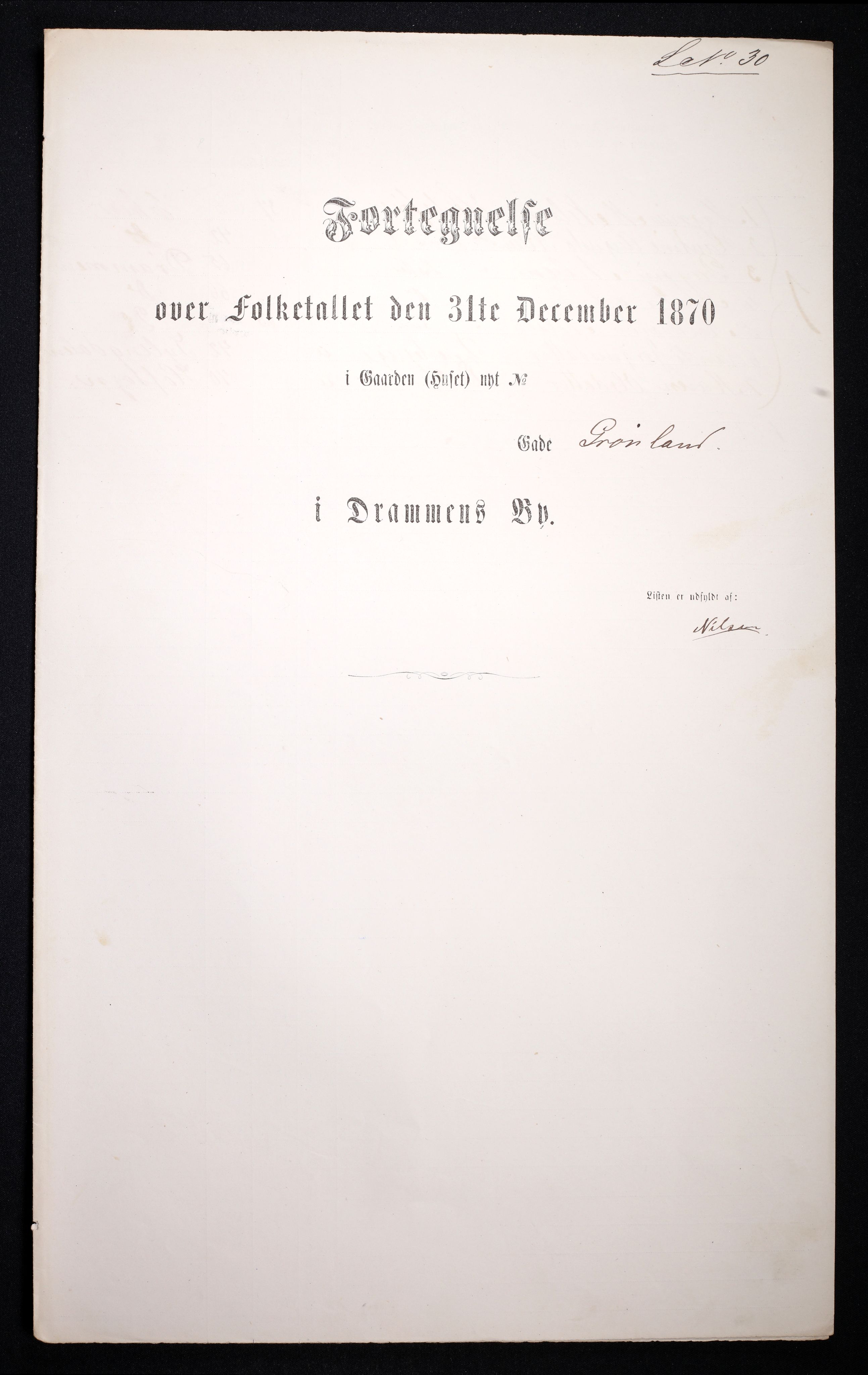 RA, Folketelling 1870 for 0602 Drammen kjøpstad, 1870, s. 1905