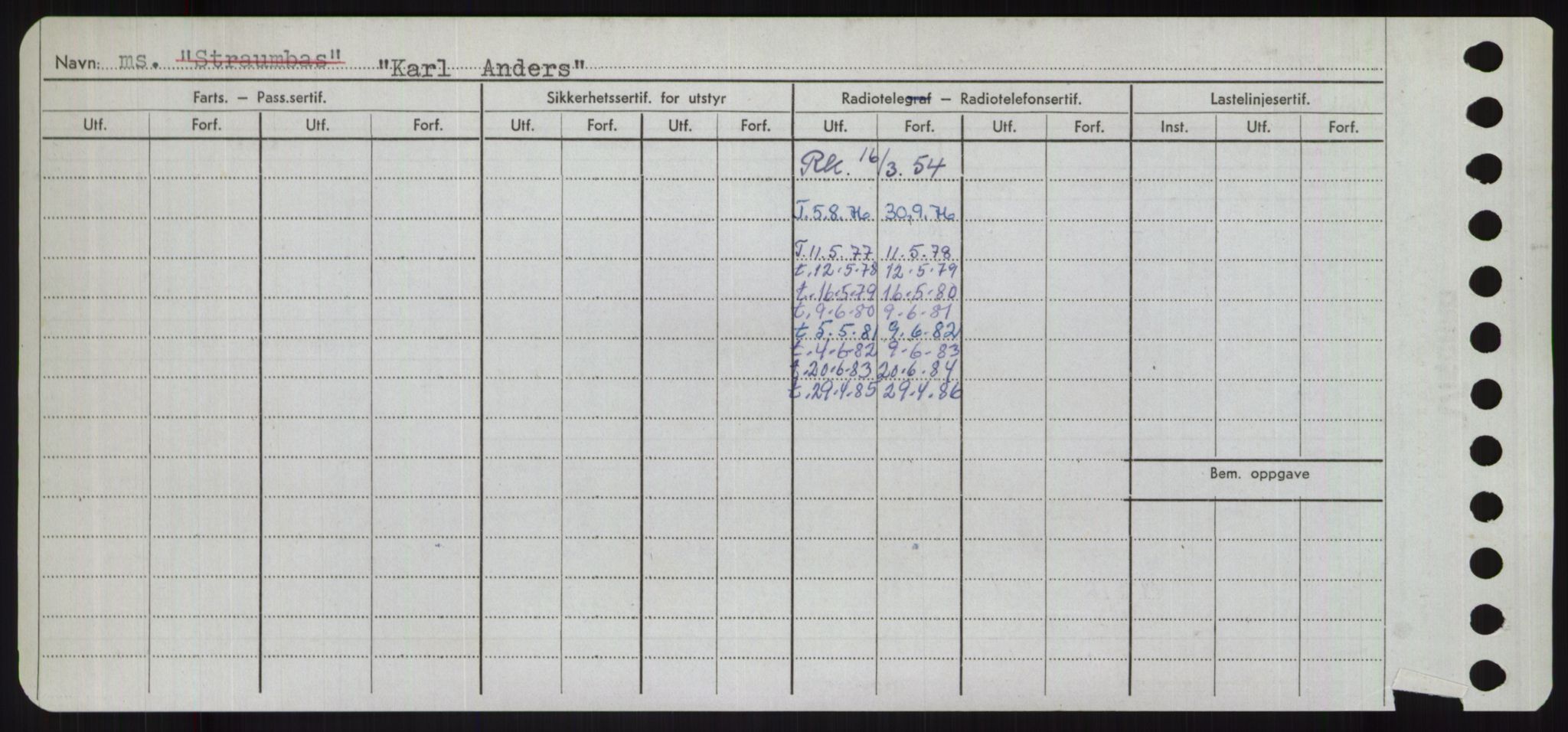 Sjøfartsdirektoratet med forløpere, Skipsmålingen, RA/S-1627/H/Ha/L0003/0001: Fartøy, Hilm-Mar / Fartøy, Hilm-Kol, s. 688