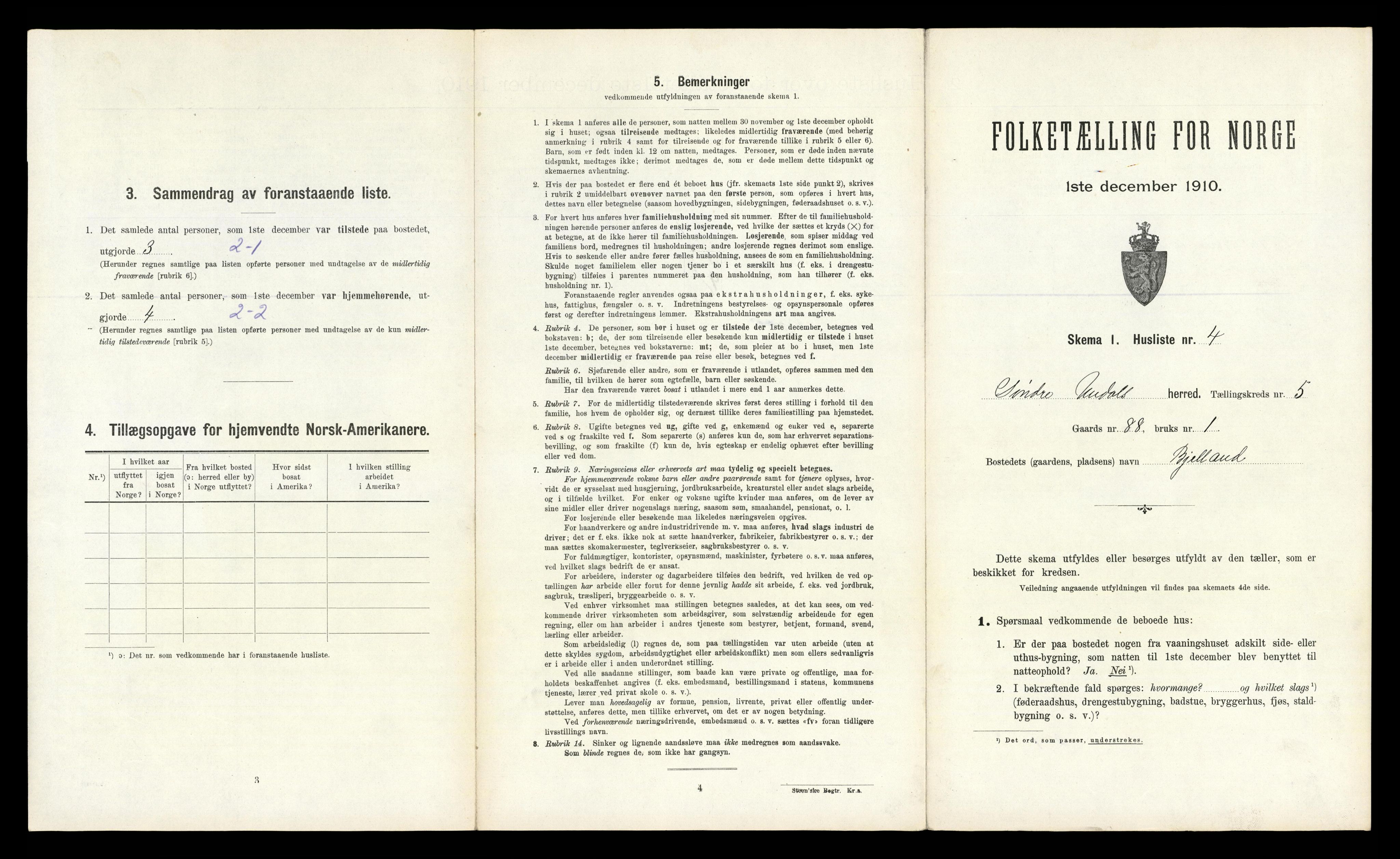 RA, Folketelling 1910 for 1029 Sør-Audnedal herred, 1910, s. 419