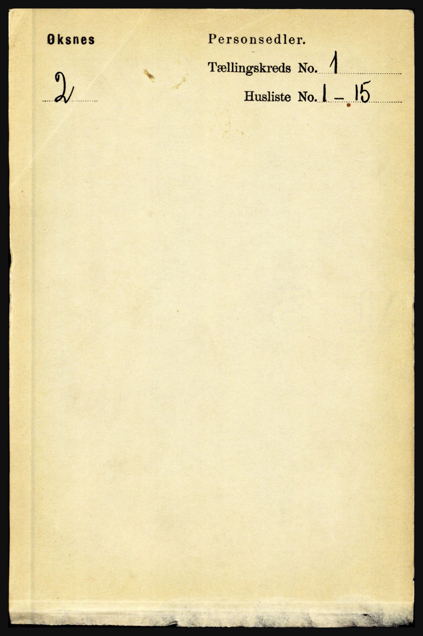 RA, Folketelling 1891 for 1868 Øksnes herred, 1891, s. 84