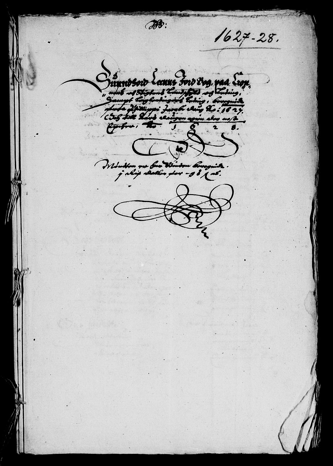 Rentekammeret inntil 1814, Reviderte regnskaper, Lensregnskaper, RA/EA-5023/R/Rb/Rbt/L0045: Bergenhus len, 1627-1628