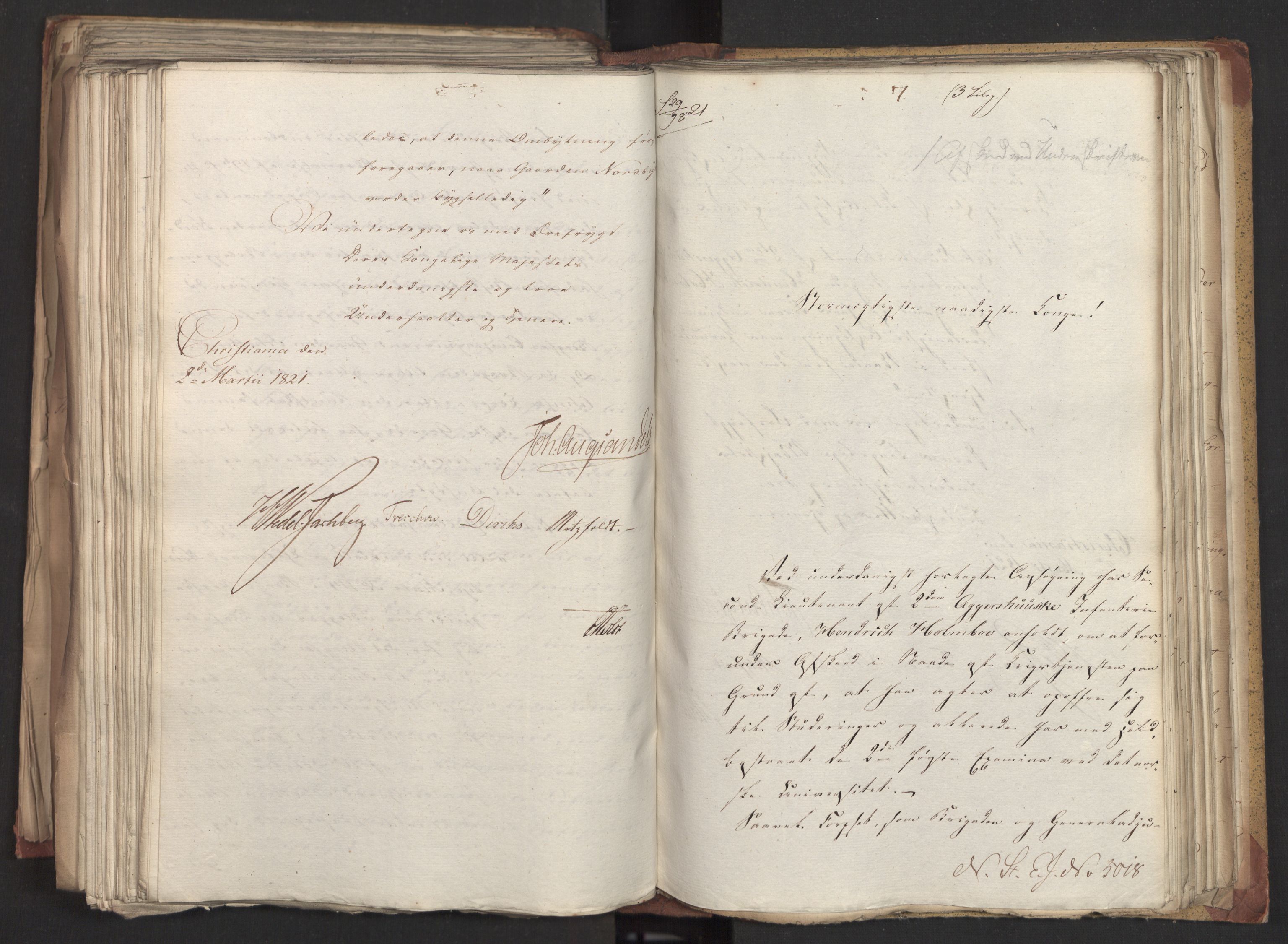 Statsrådsavdelingen i Stockholm, AV/RA-S-1003/D/Da/L0025: Regjeringsinnstillinger nr. 4873-5062, 1821, s. 378