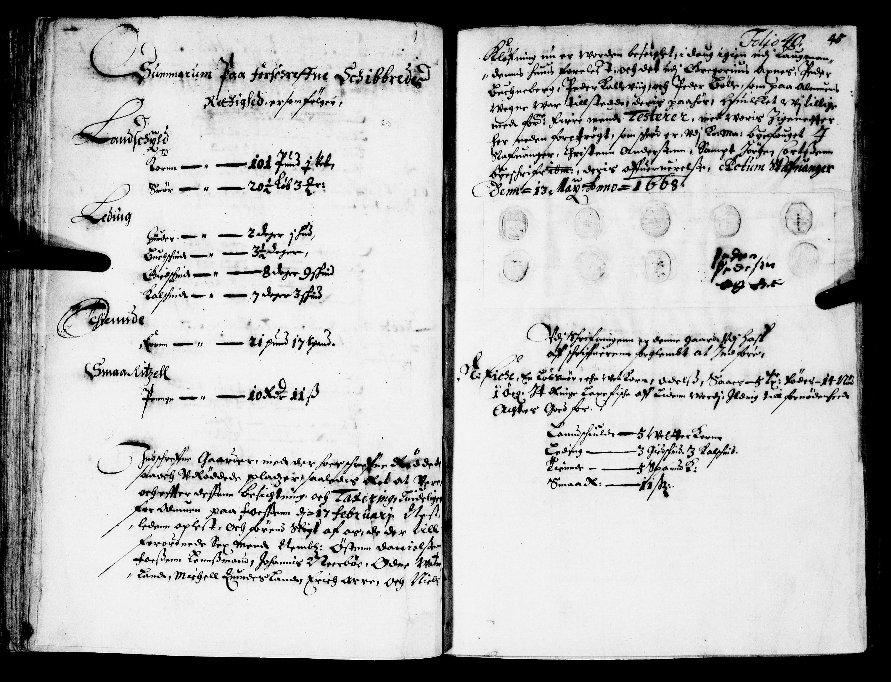 Rentekammeret inntil 1814, Realistisk ordnet avdeling, RA/EA-4070/N/Nb/Nba/L0033: Ryfylke fogderi, 1668, s. 39b-40a