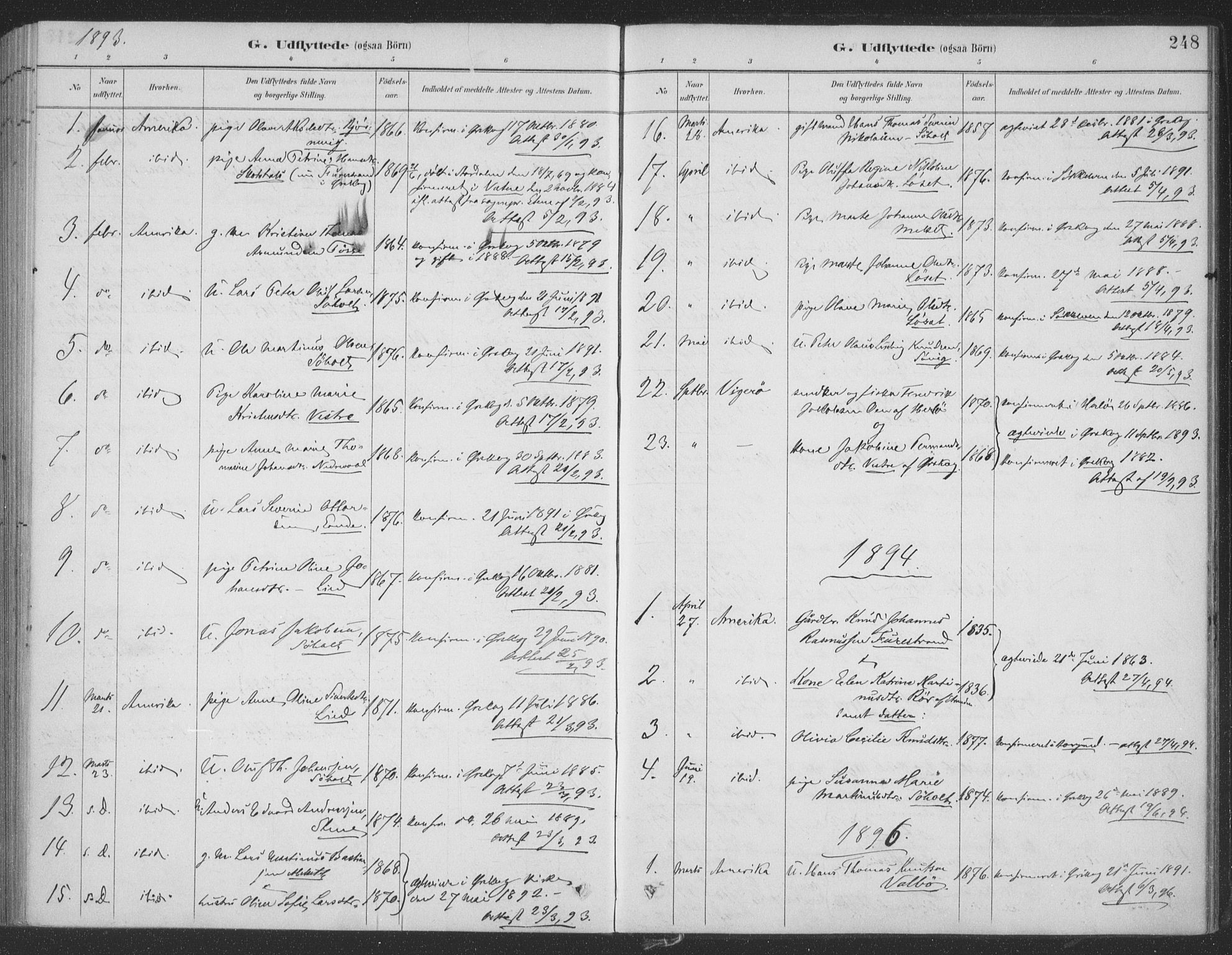 Ministerialprotokoller, klokkerbøker og fødselsregistre - Møre og Romsdal, SAT/A-1454/522/L0316: Ministerialbok nr. 522A11, 1890-1911, s. 248