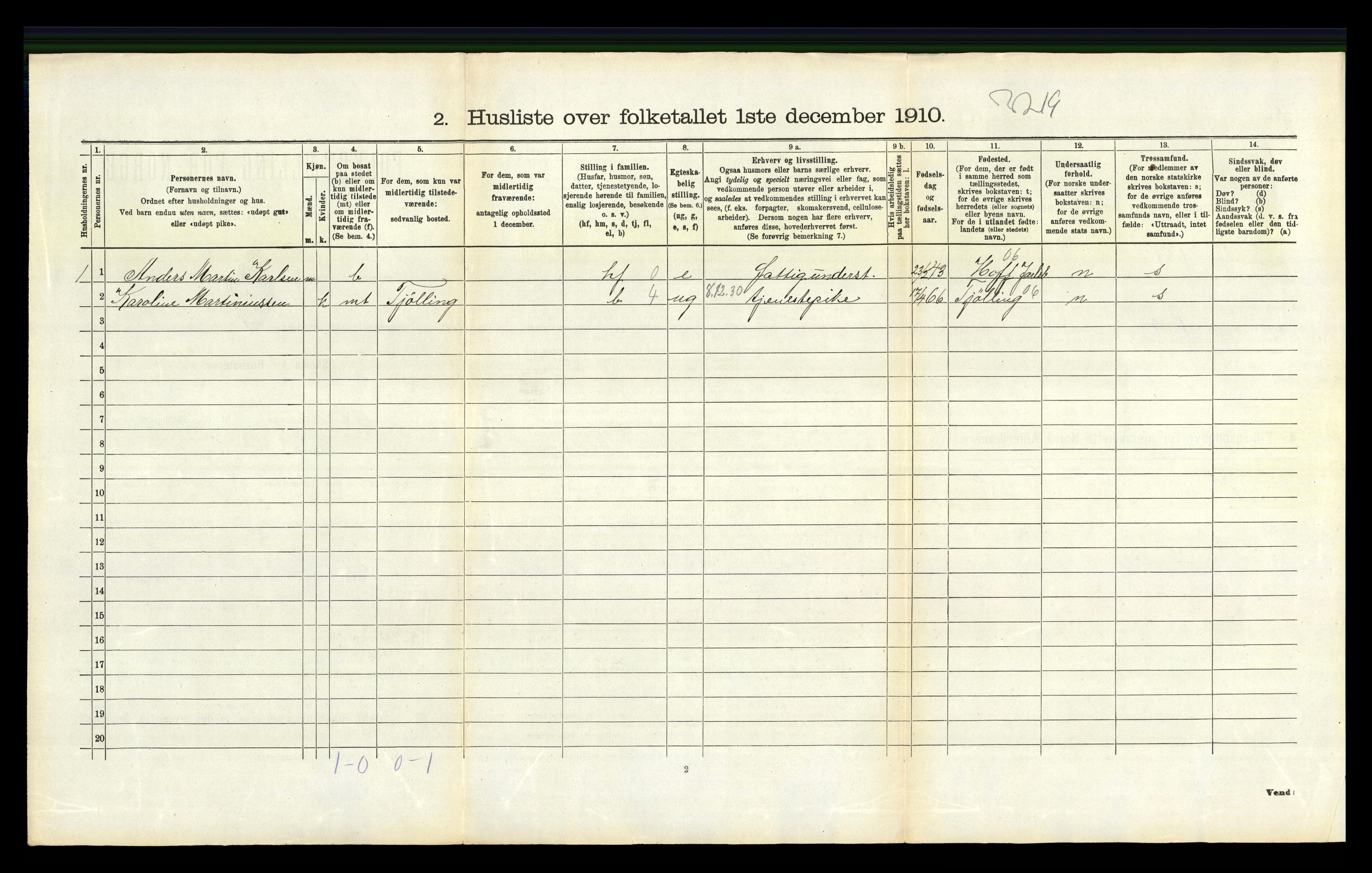 RA, Folketelling 1910 for 0727 Hedrum herred, 1910, s. 1169