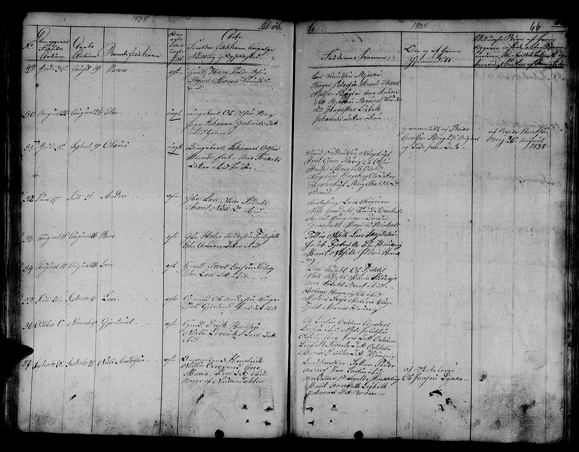 Ministerialprotokoller, klokkerbøker og fødselsregistre - Sør-Trøndelag, SAT/A-1456/630/L0492: Ministerialbok nr. 630A05, 1830-1840, s. 66