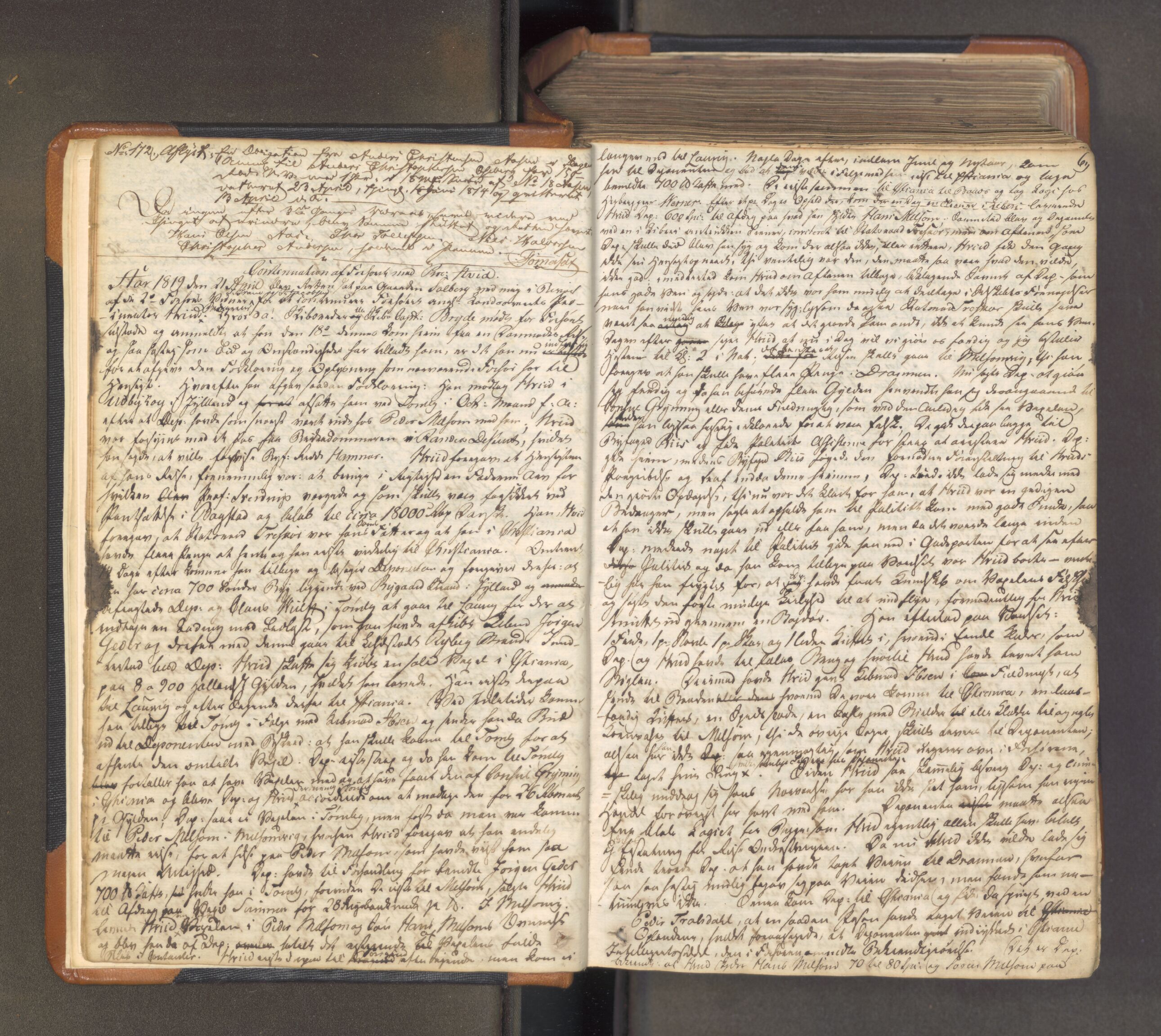 Søndre Jarlsberg sorenskriveri, AV/SAKO-A-129/F/Fa/L0029: Tingbok, 1819-1826, s. 5b-6a