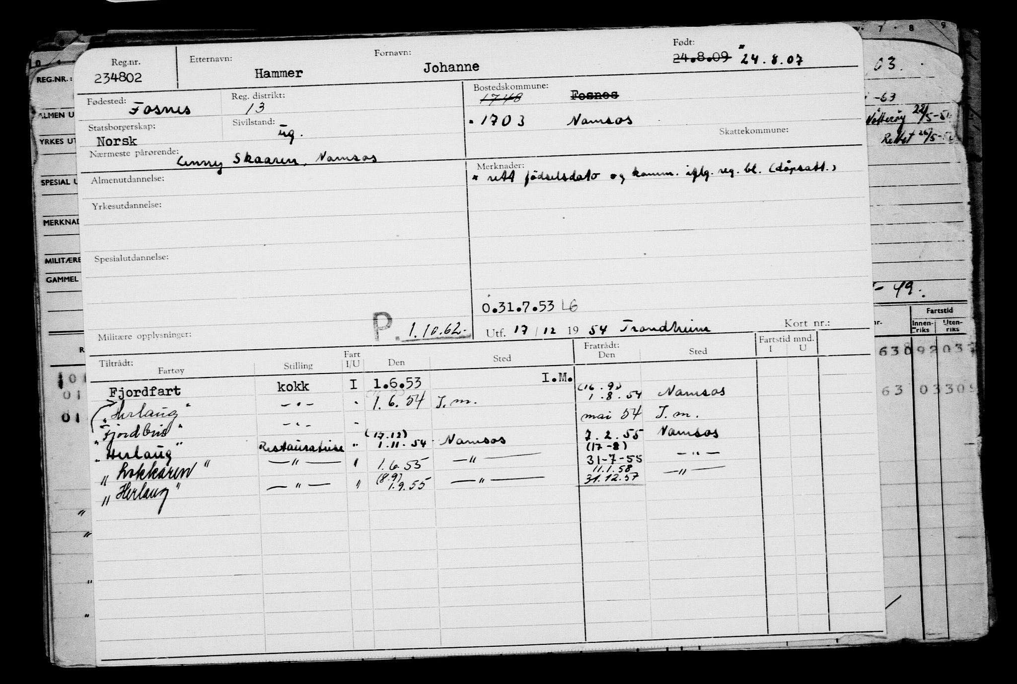 Direktoratet for sjømenn, AV/RA-S-3545/G/Gb/L0072: Hovedkort, 1907, s. 684