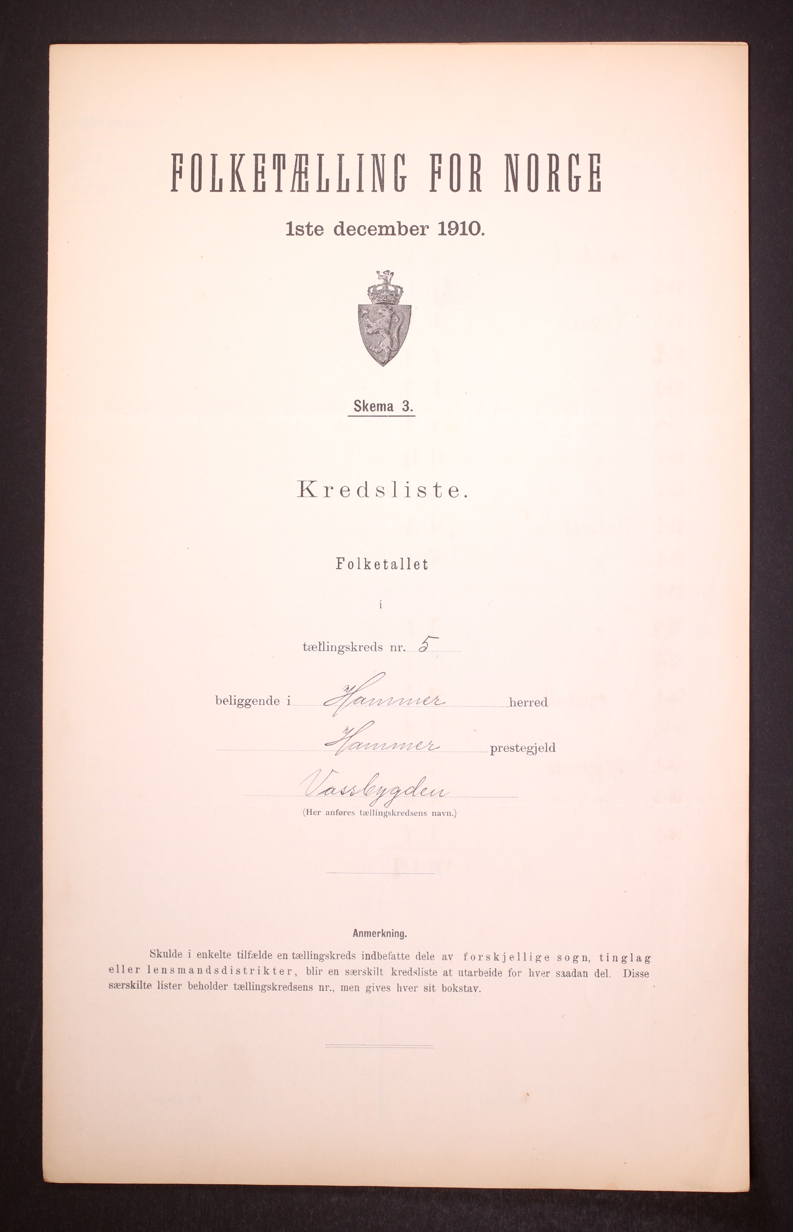 RA, Folketelling 1910 for 1254 Hamre herred, 1910, s. 15
