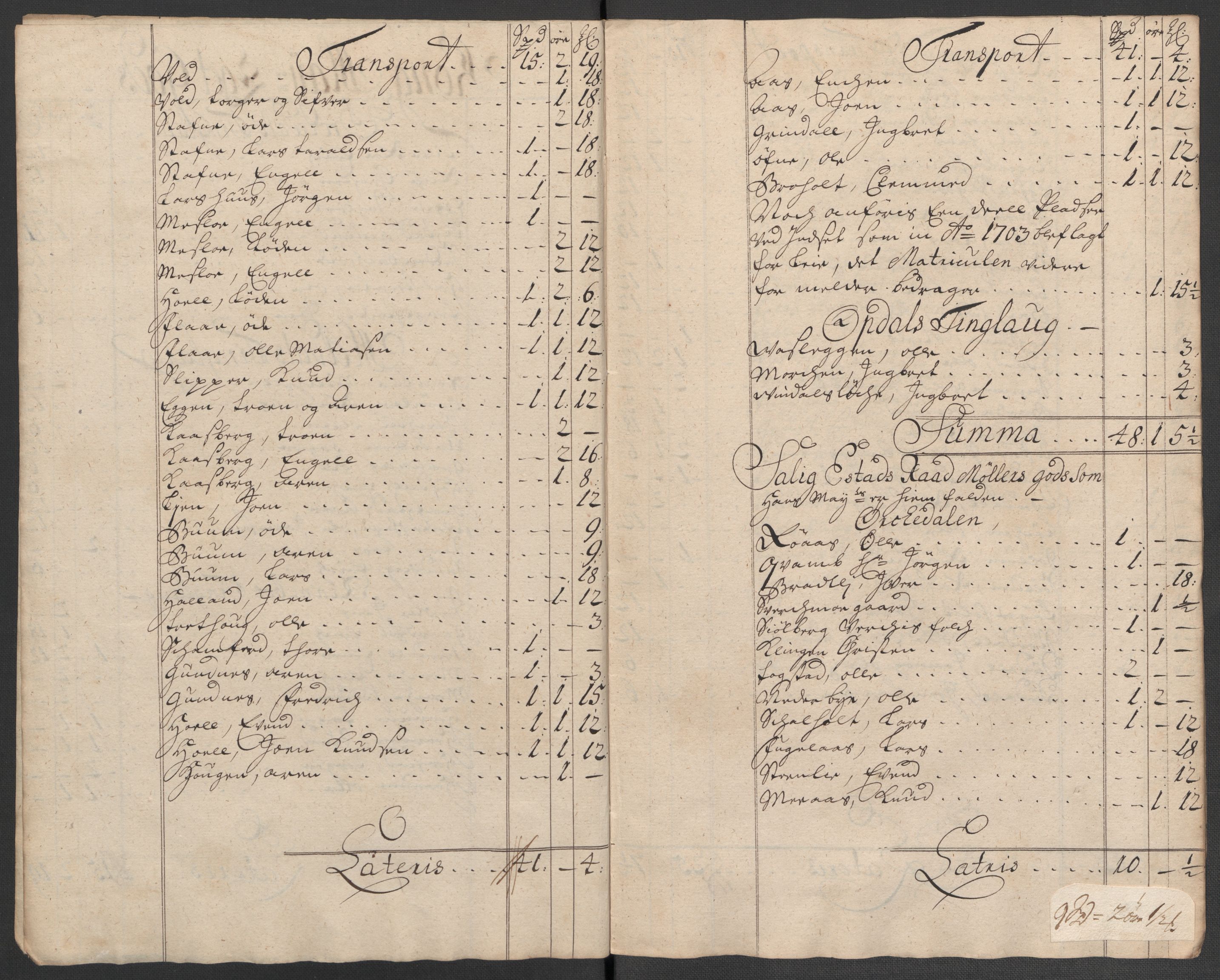 Rentekammeret inntil 1814, Reviderte regnskaper, Fogderegnskap, RA/EA-4092/R60/L3959: Fogderegnskap Orkdal og Gauldal, 1709, s. 176