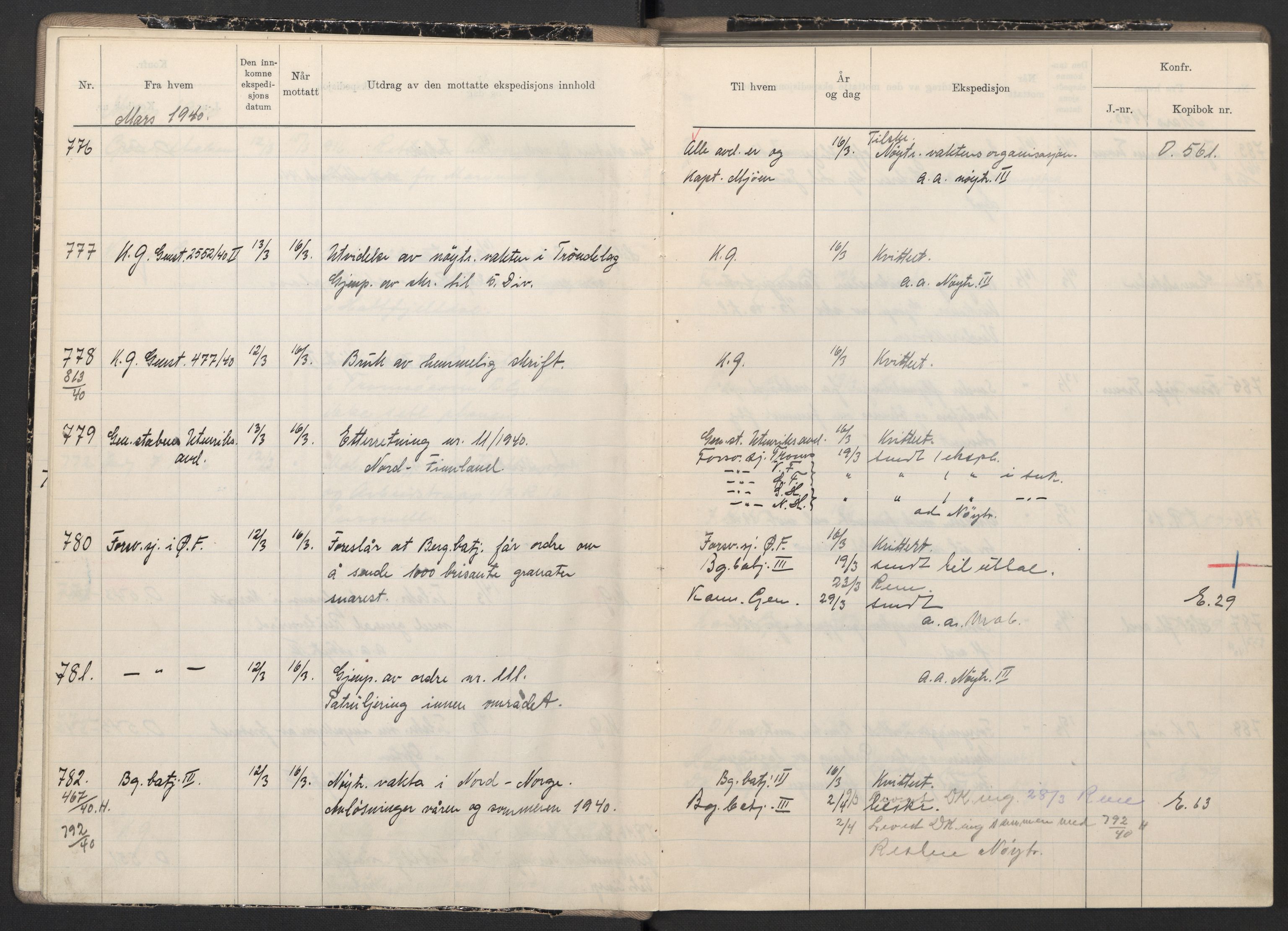 Forsvaret, Forsvarets krigshistoriske avdeling, AV/RA-RAFA-2017/Y/Yb/L0120: II-C-11-600  -  6. Divisjon, 1940, s. 56