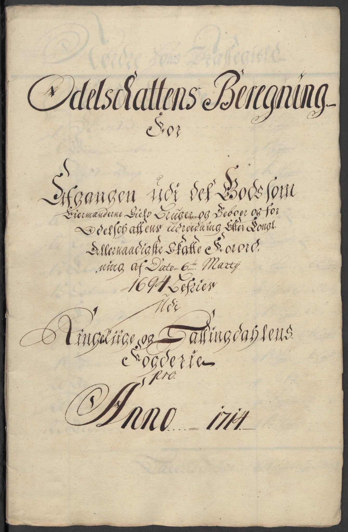 Rentekammeret inntil 1814, Reviderte regnskaper, Fogderegnskap, AV/RA-EA-4092/R23/L1471: Fogderegnskap Ringerike og Hallingdal, 1713-1714, s. 507