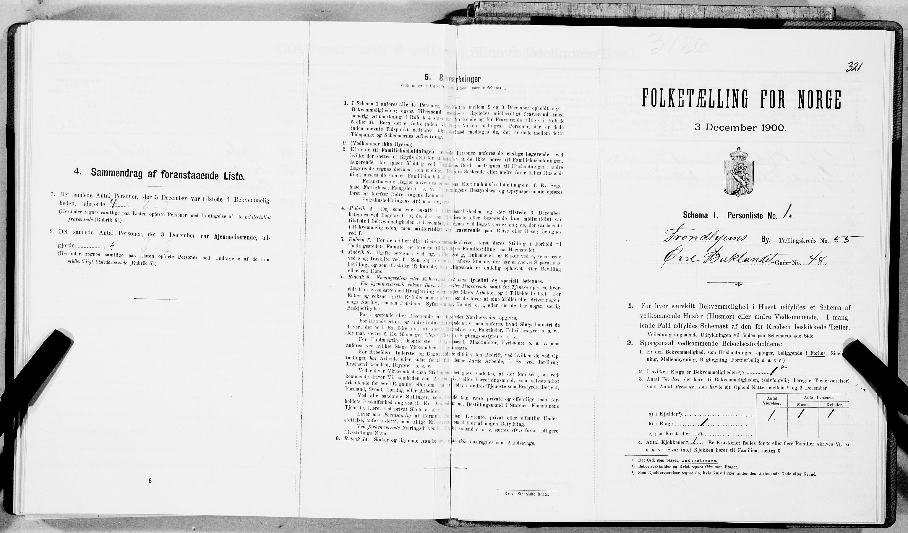 SAT, Folketelling 1900 for 1601 Trondheim kjøpstad, 1900, s. 9390