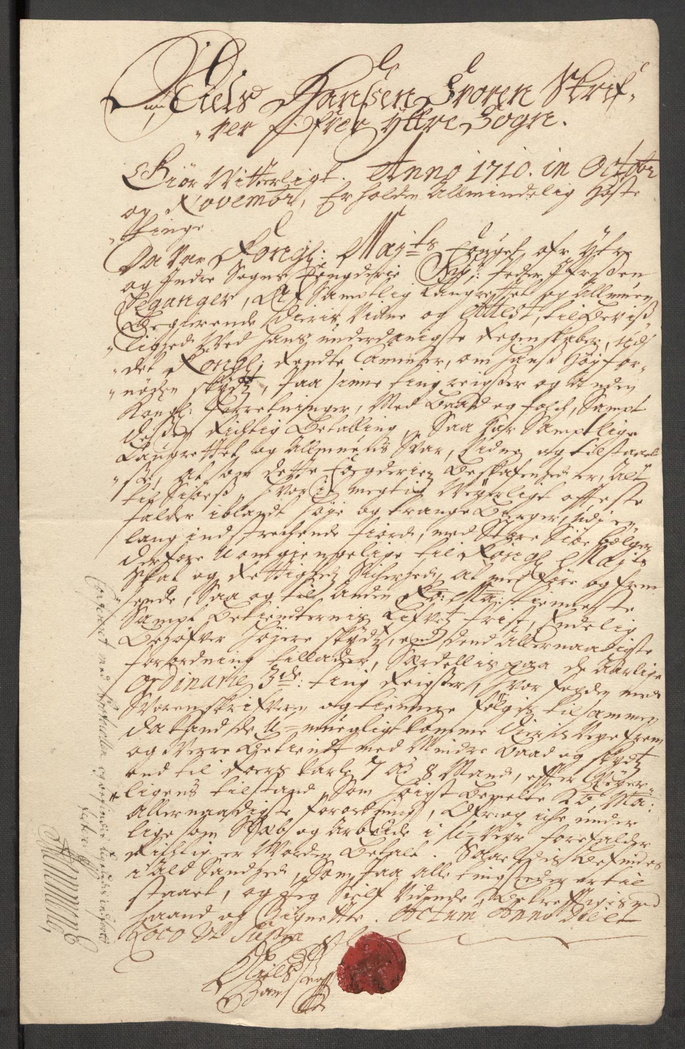 Rentekammeret inntil 1814, Reviderte regnskaper, Fogderegnskap, AV/RA-EA-4092/R52/L3316: Fogderegnskap Sogn, 1709-1710, s. 377