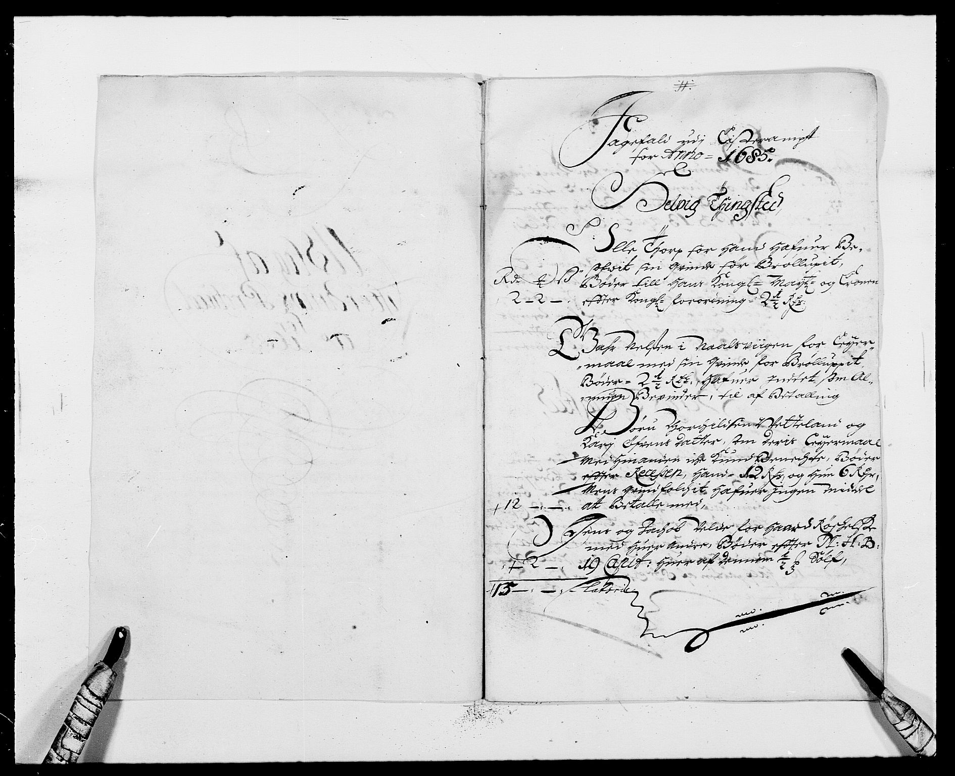 Rentekammeret inntil 1814, Reviderte regnskaper, Fogderegnskap, AV/RA-EA-4092/R41/L2533: Fogderegnskap Lista, 1684-1685, s. 178