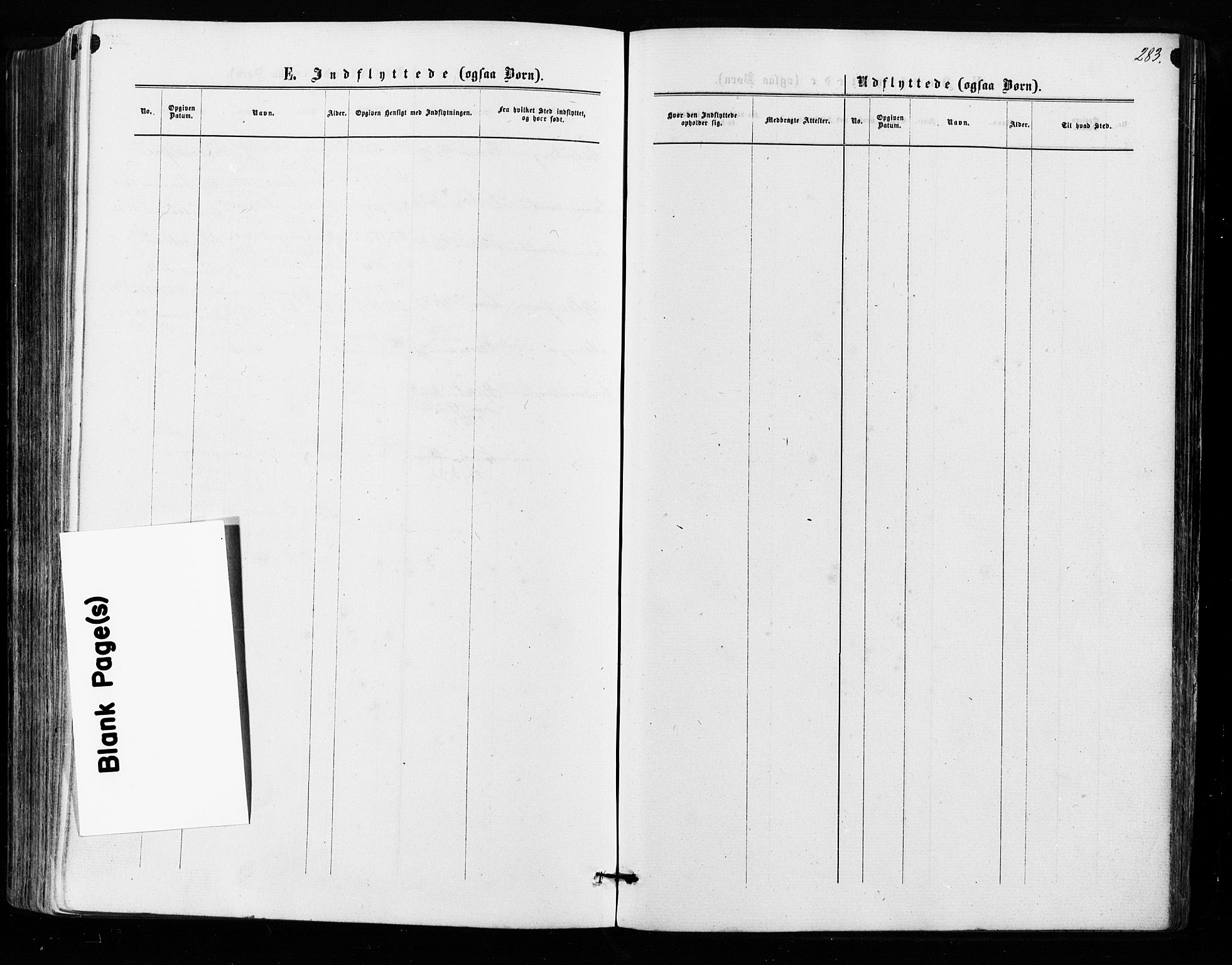 Sarpsborg prestekontor Kirkebøker, AV/SAO-A-2006/F/Fa/L0002: Ministerialbok nr. 2, 1869-1877, s. 283