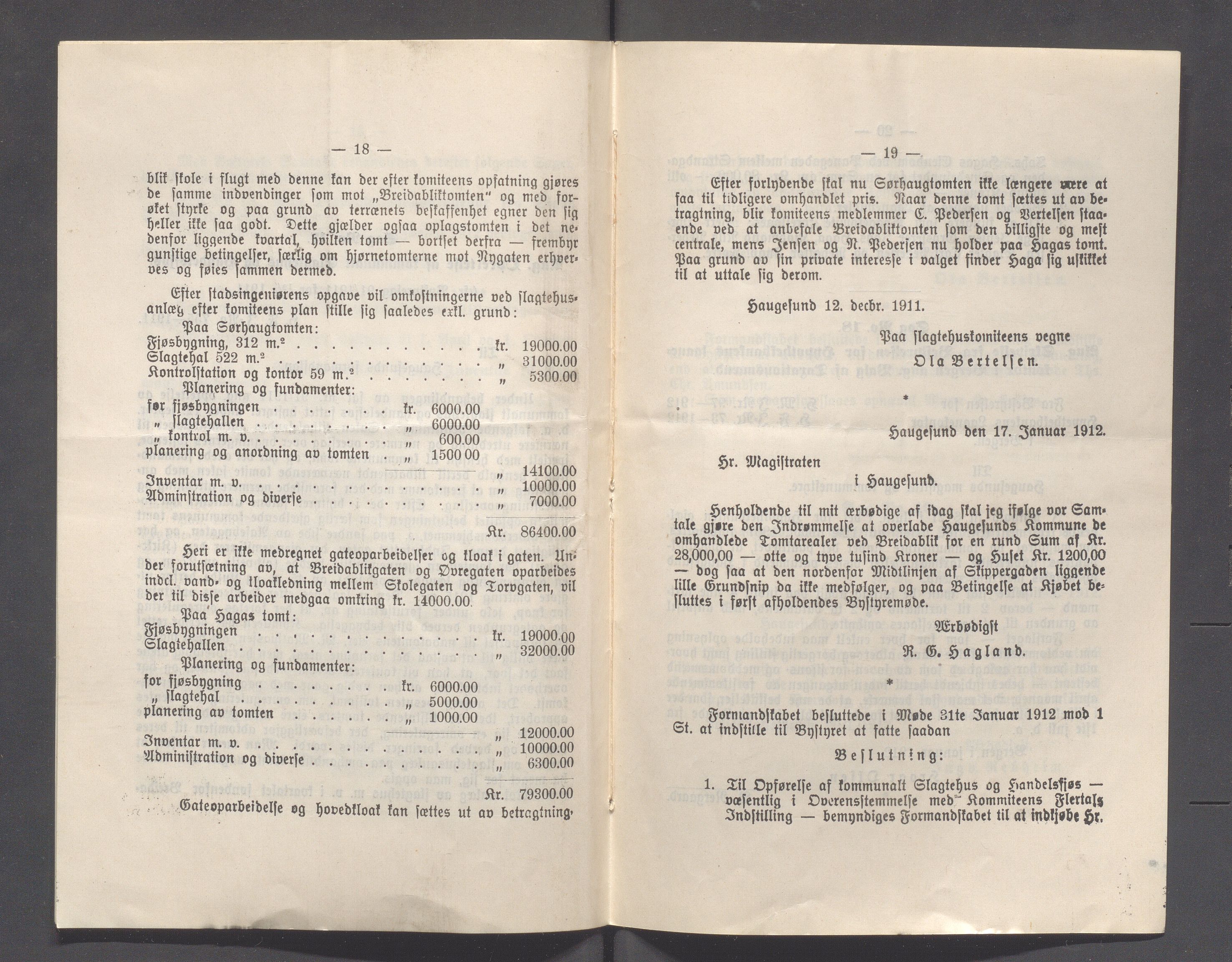 Haugesund kommune - Formannskapet og Bystyret, IKAR/A-740/A/Abb/L0002: Bystyreforhandlinger, 1908-1917, s. 386