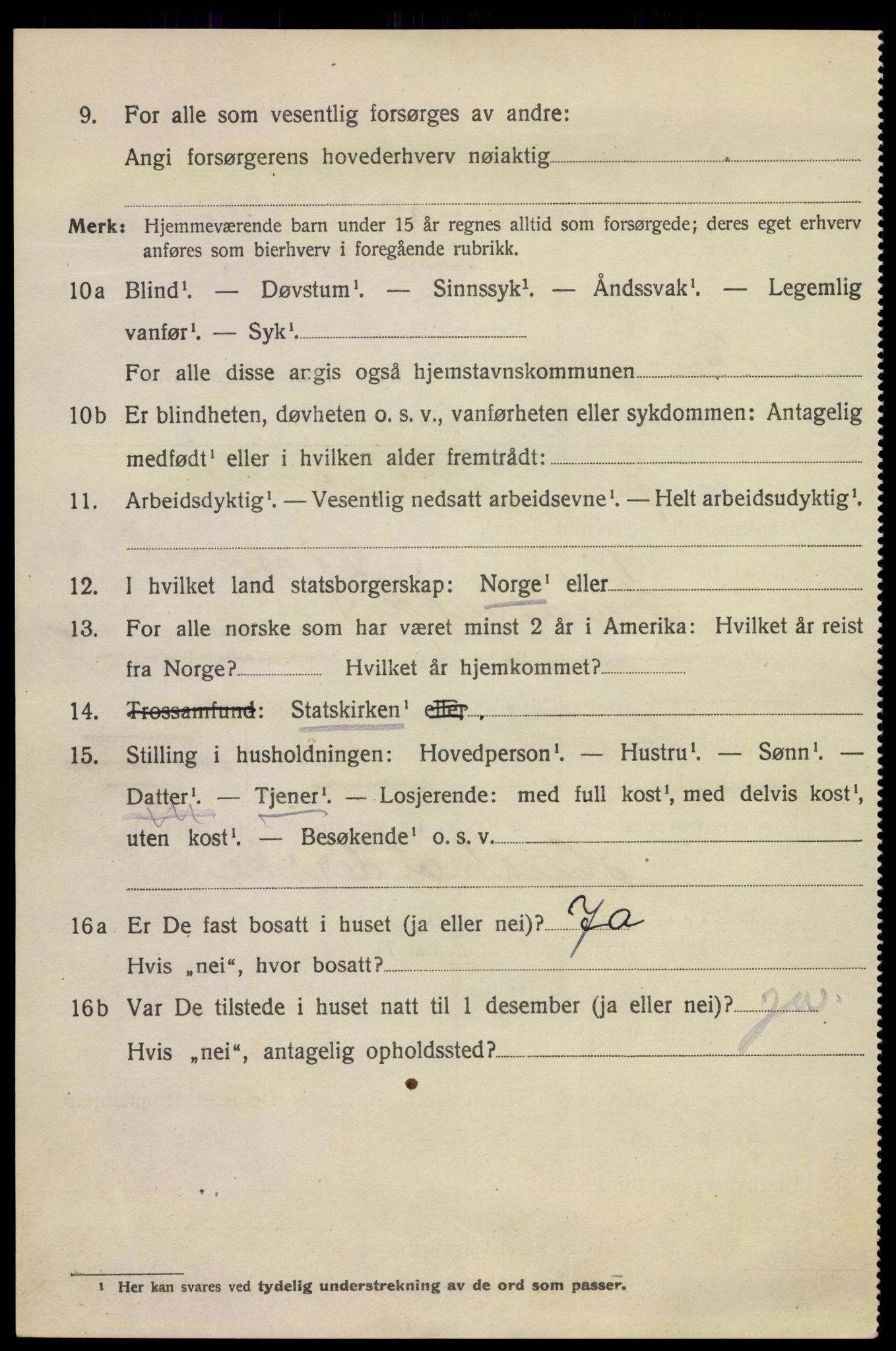SAKO, Folketelling 1920 for 0801 Kragerø kjøpstad, 1920, s. 11126