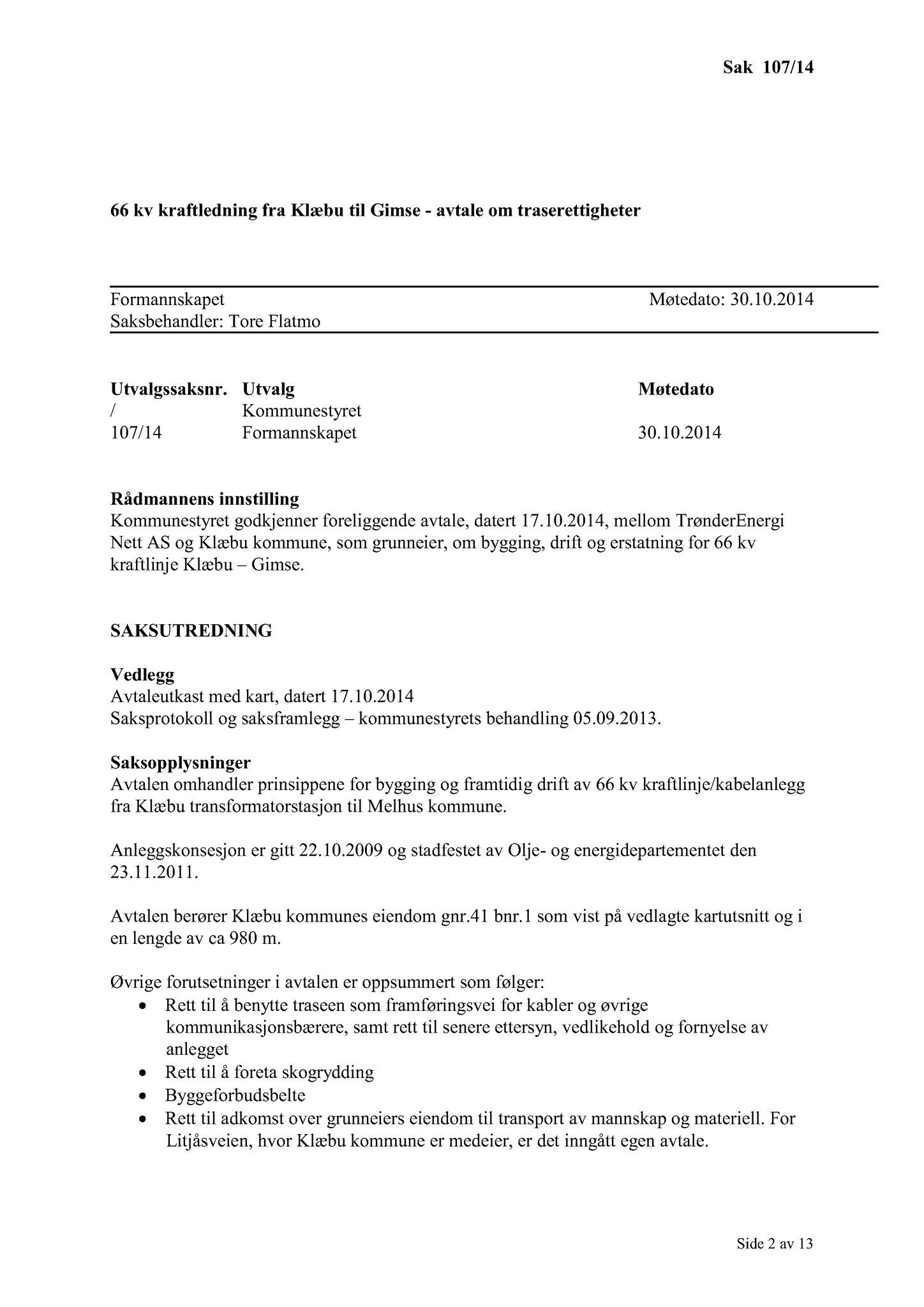 Klæbu Kommune, TRKO/KK/02-FS/L007: Formannsskapet - Møtedokumenter, 2014, s. 3527