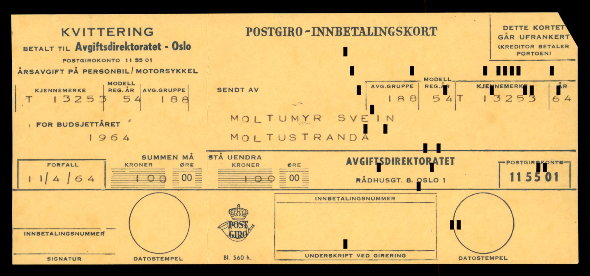 Møre og Romsdal vegkontor - Ålesund trafikkstasjon, AV/SAT-A-4099/F/Fe/L0038: Registreringskort for kjøretøy T 13180 - T 13360, 1927-1998, s. 1213