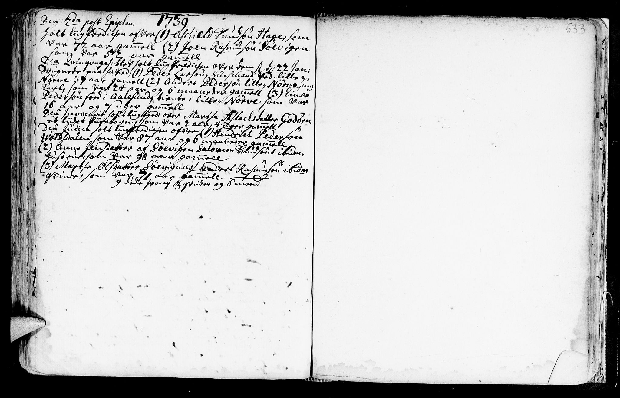 Ministerialprotokoller, klokkerbøker og fødselsregistre - Møre og Romsdal, AV/SAT-A-1454/528/L0390: Ministerialbok nr. 528A01, 1698-1739, s. 532-533