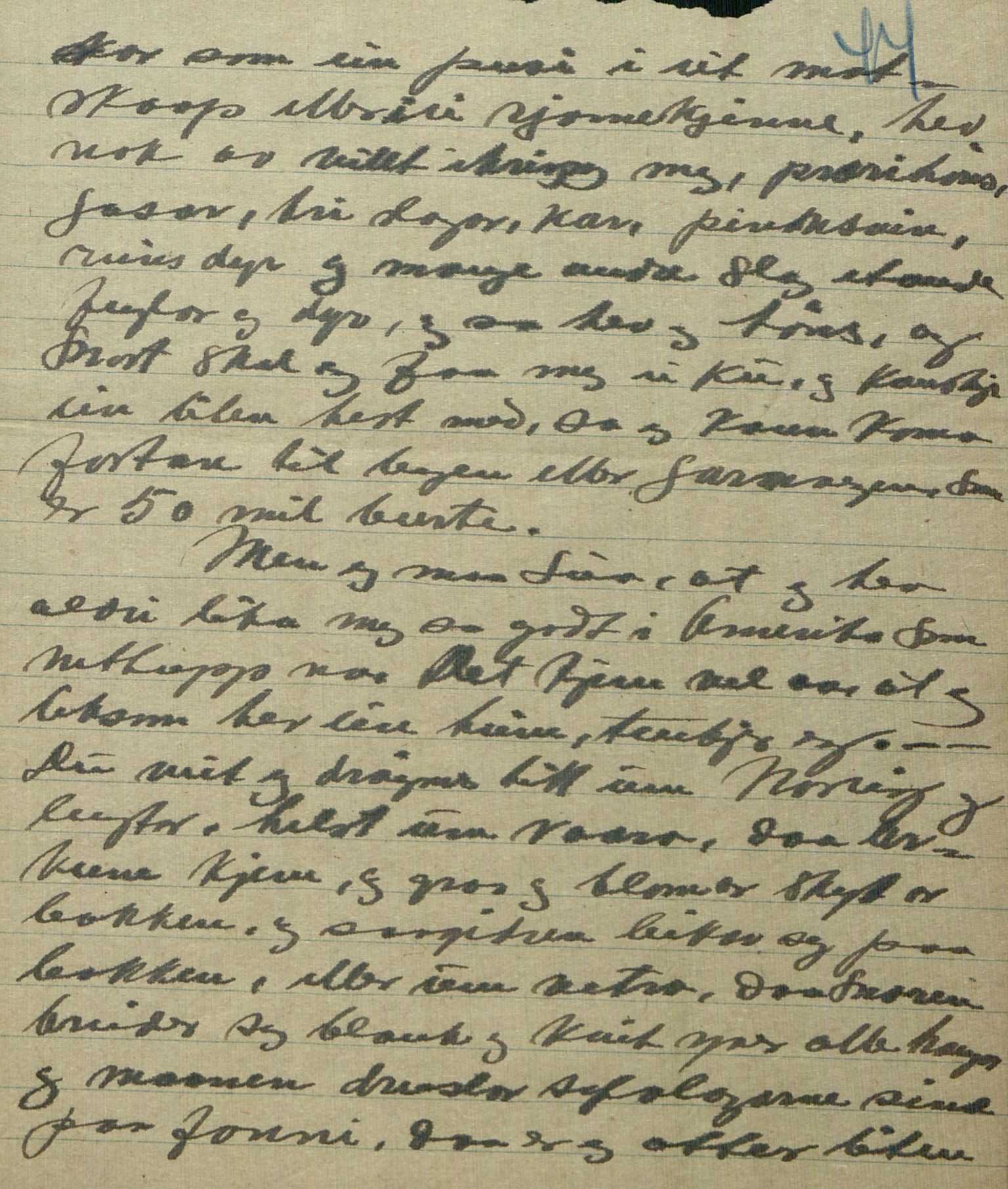 Rikard Berge, TEMU/TGM-A-1003/F/L0008/0012: 300-340 / 311 Brev, også viser og noen regler og rim. Skikker fra Valdres, 1913, s. 44