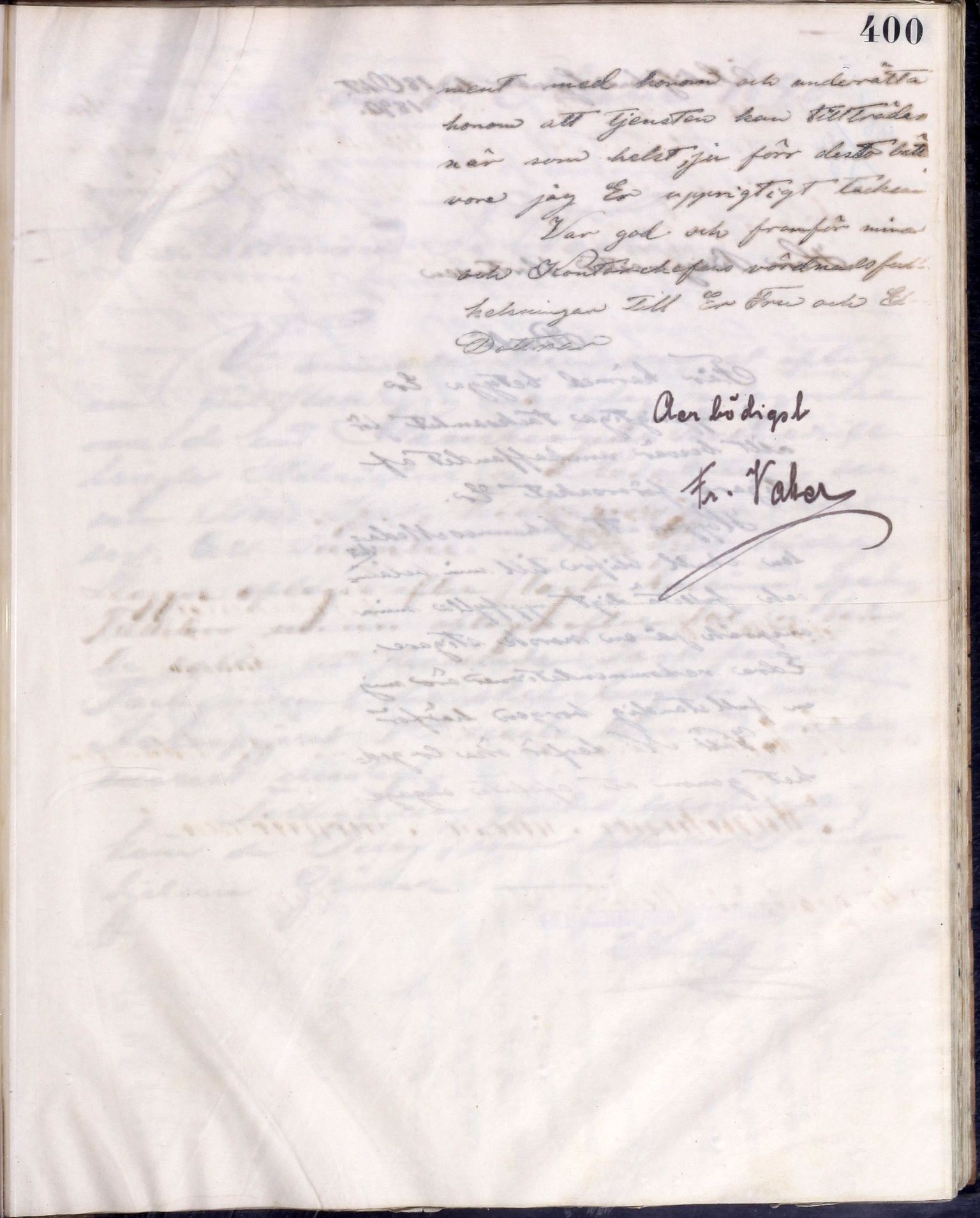 A/S Sulitjelma Gruber, AIN/NA052/B/Ba/L0001: Kopibok - Diverse adressater, 1888-1891, s. 400