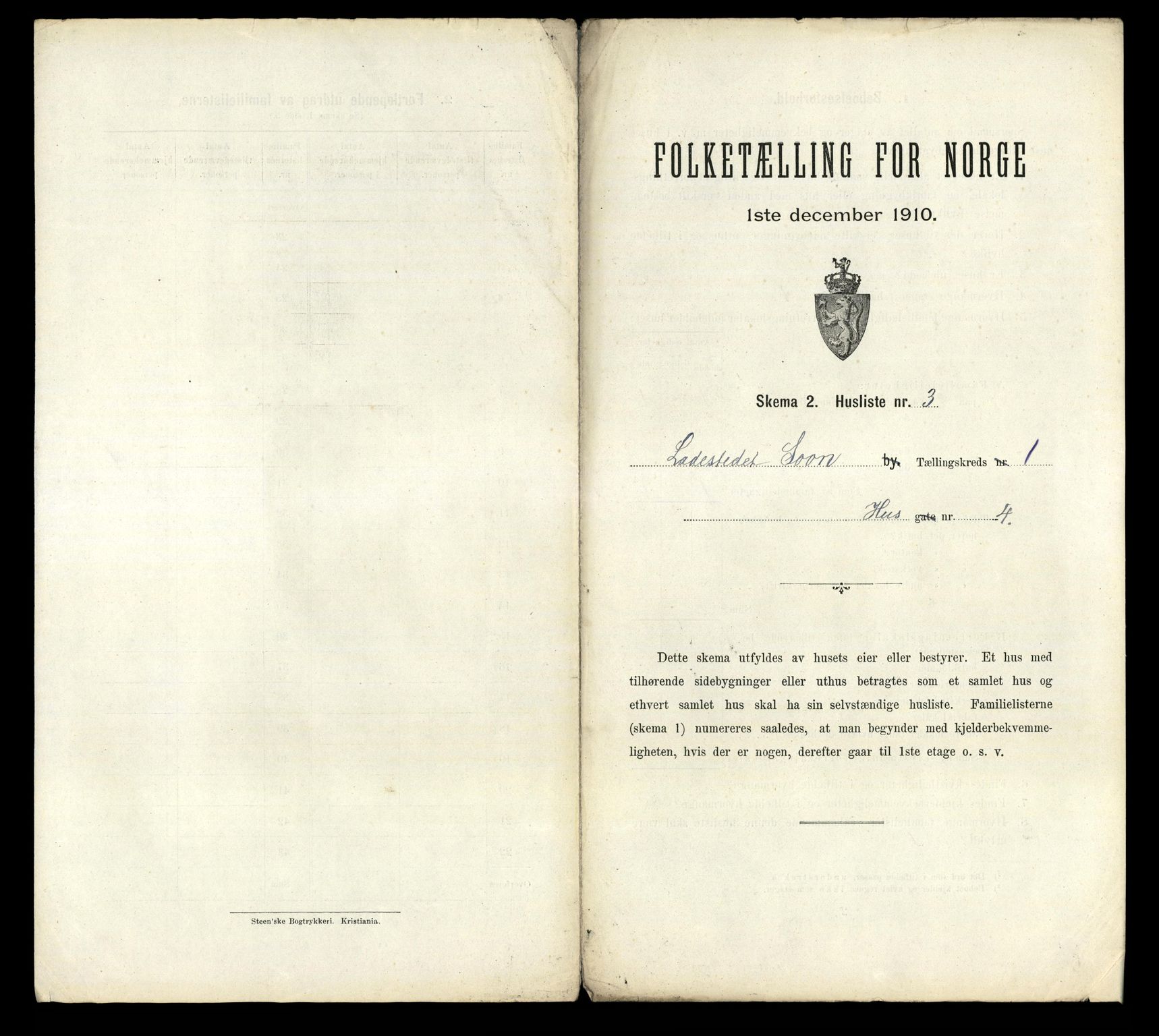RA, Folketelling 1910 for 0201 Son ladested, 1910, s. 19