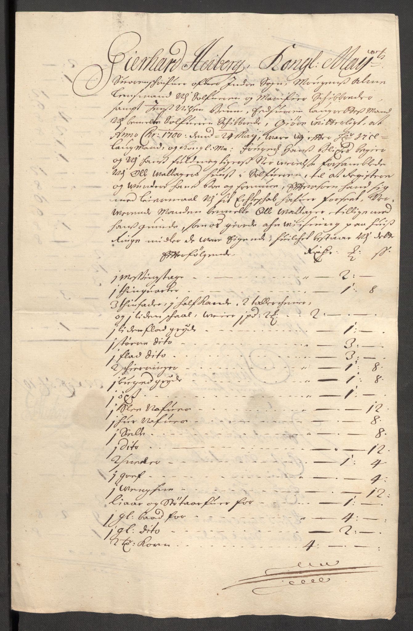 Rentekammeret inntil 1814, Reviderte regnskaper, Fogderegnskap, AV/RA-EA-4092/R52/L3311: Fogderegnskap Sogn, 1700-1701, s. 203