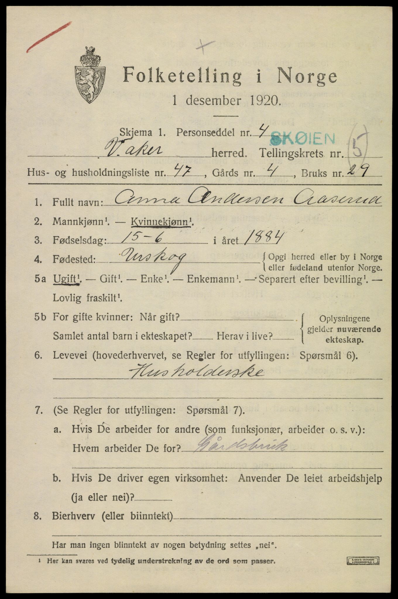 SAO, Folketelling 1920 for 0218 Aker herred, 1920, s. 32270
