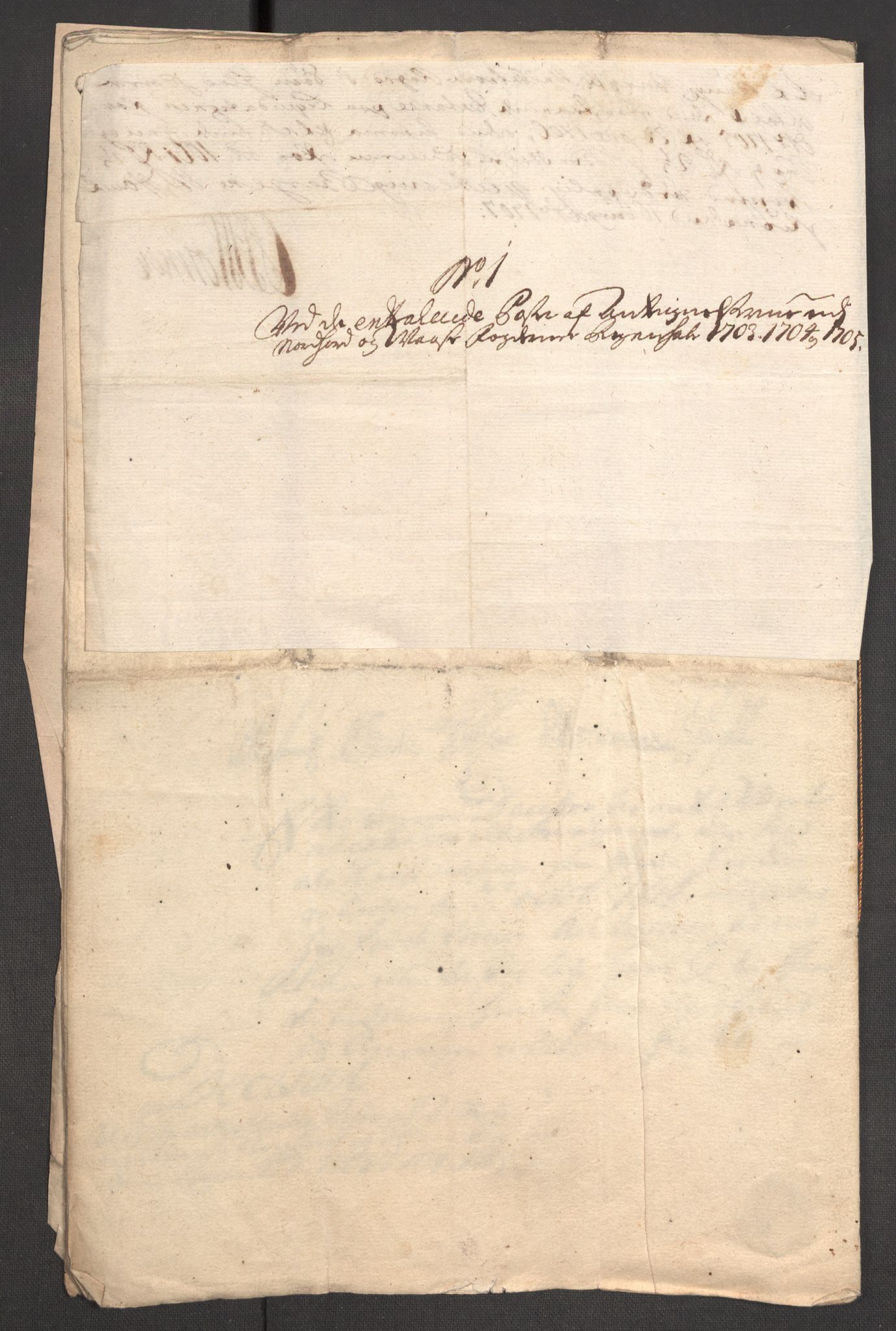 Rentekammeret inntil 1814, Reviderte regnskaper, Fogderegnskap, AV/RA-EA-4092/R51/L3187: Fogderegnskap Nordhordland og Voss, 1704-1705, s. 435