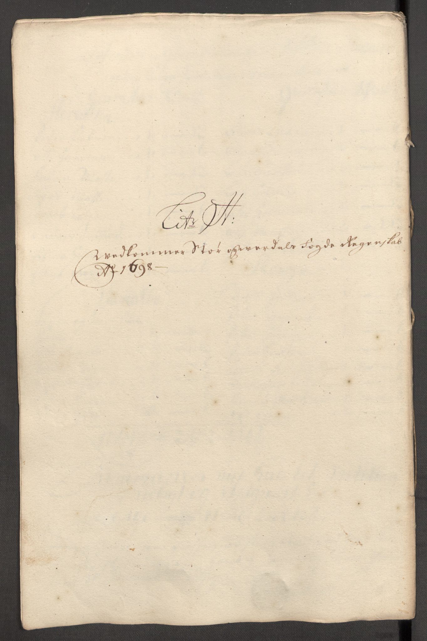 Rentekammeret inntil 1814, Reviderte regnskaper, Fogderegnskap, RA/EA-4092/R62/L4190: Fogderegnskap Stjørdal og Verdal, 1698, s. 169